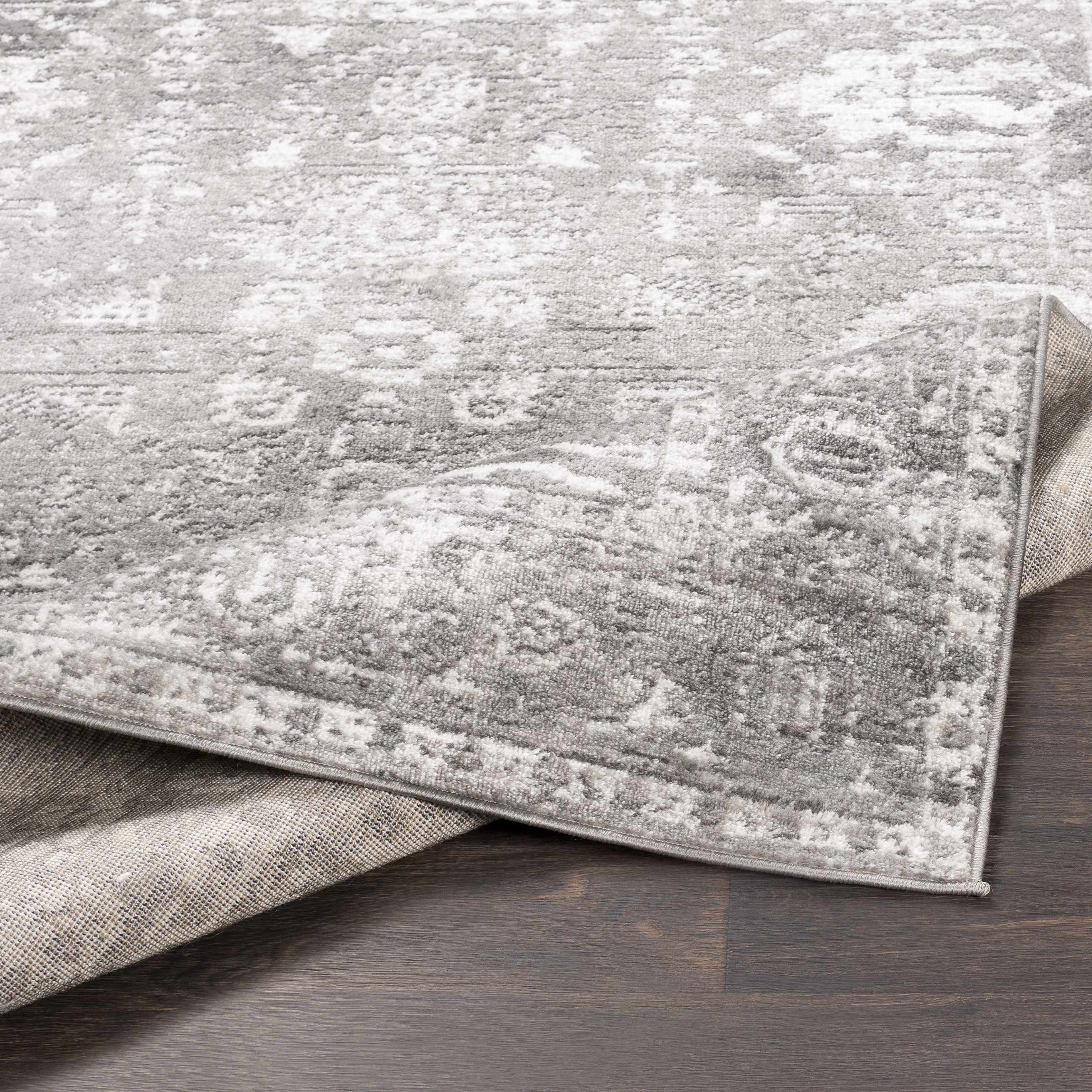 Tripp Distressed Gray Rug - Image 10