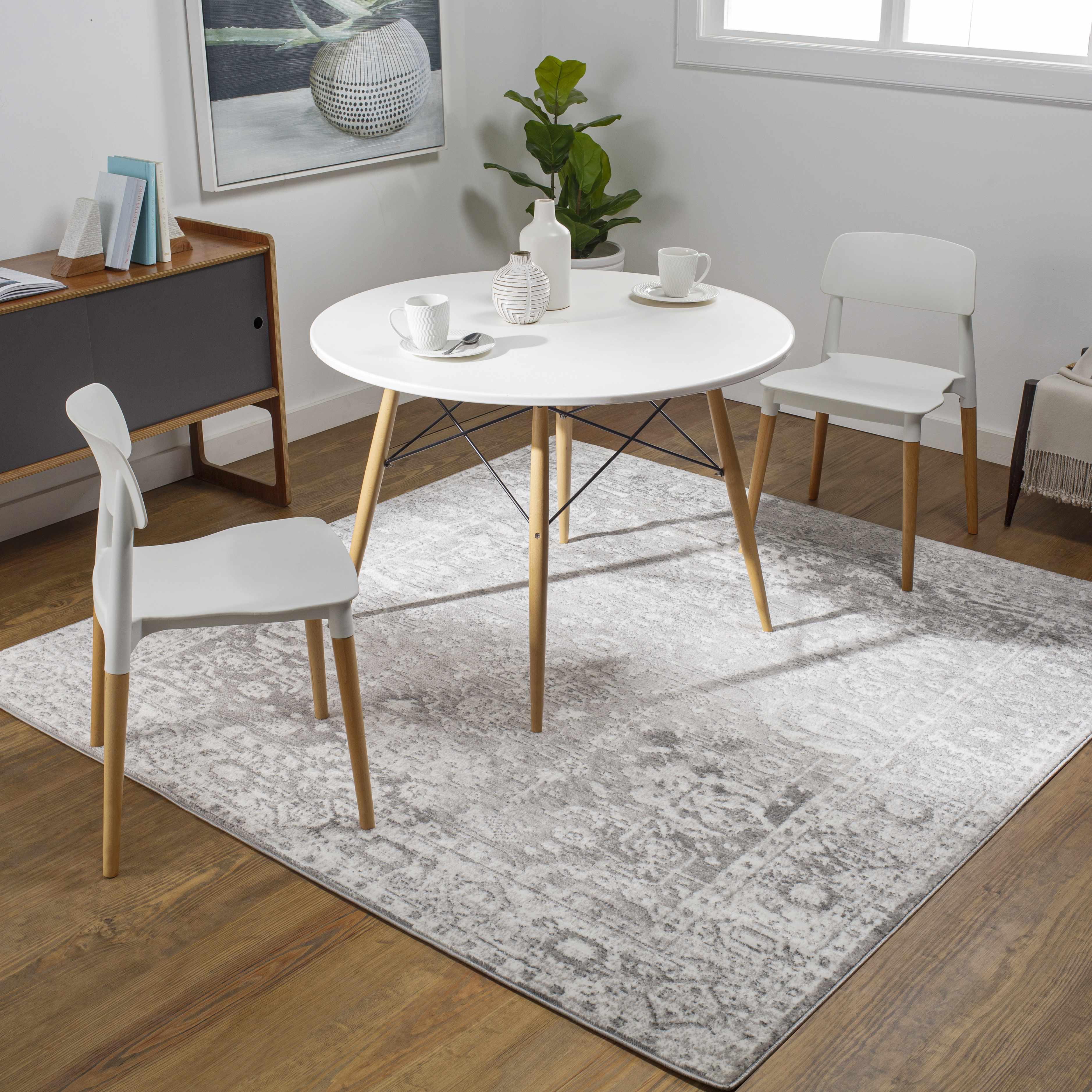 Tripp Distressed Gray Rug - Image 3