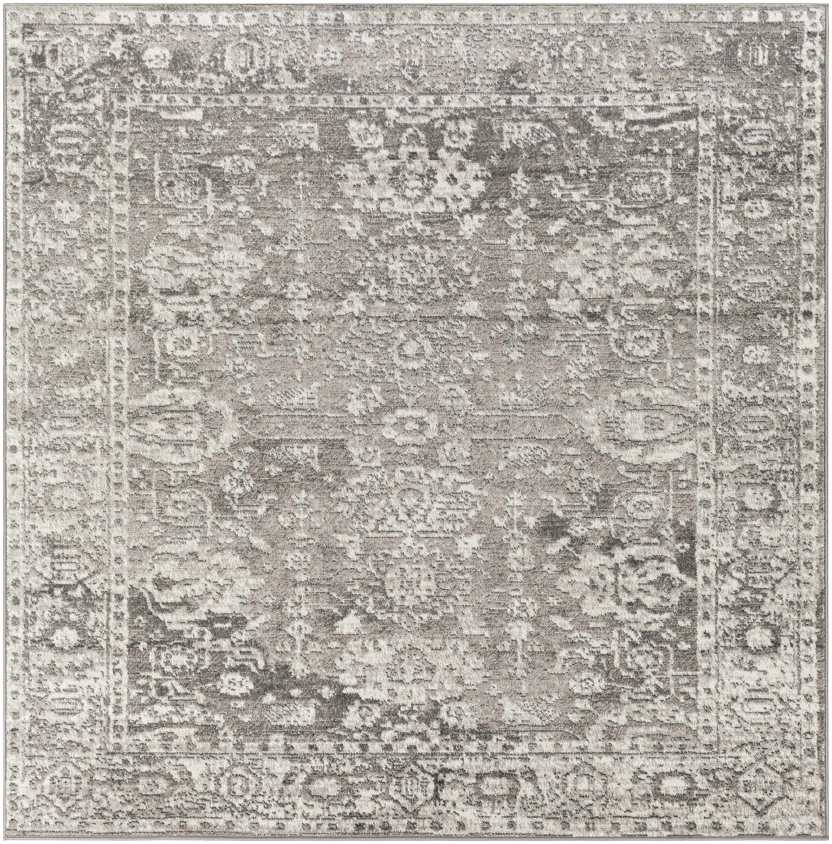 Tripp Distressed Gray Rug - Image 4