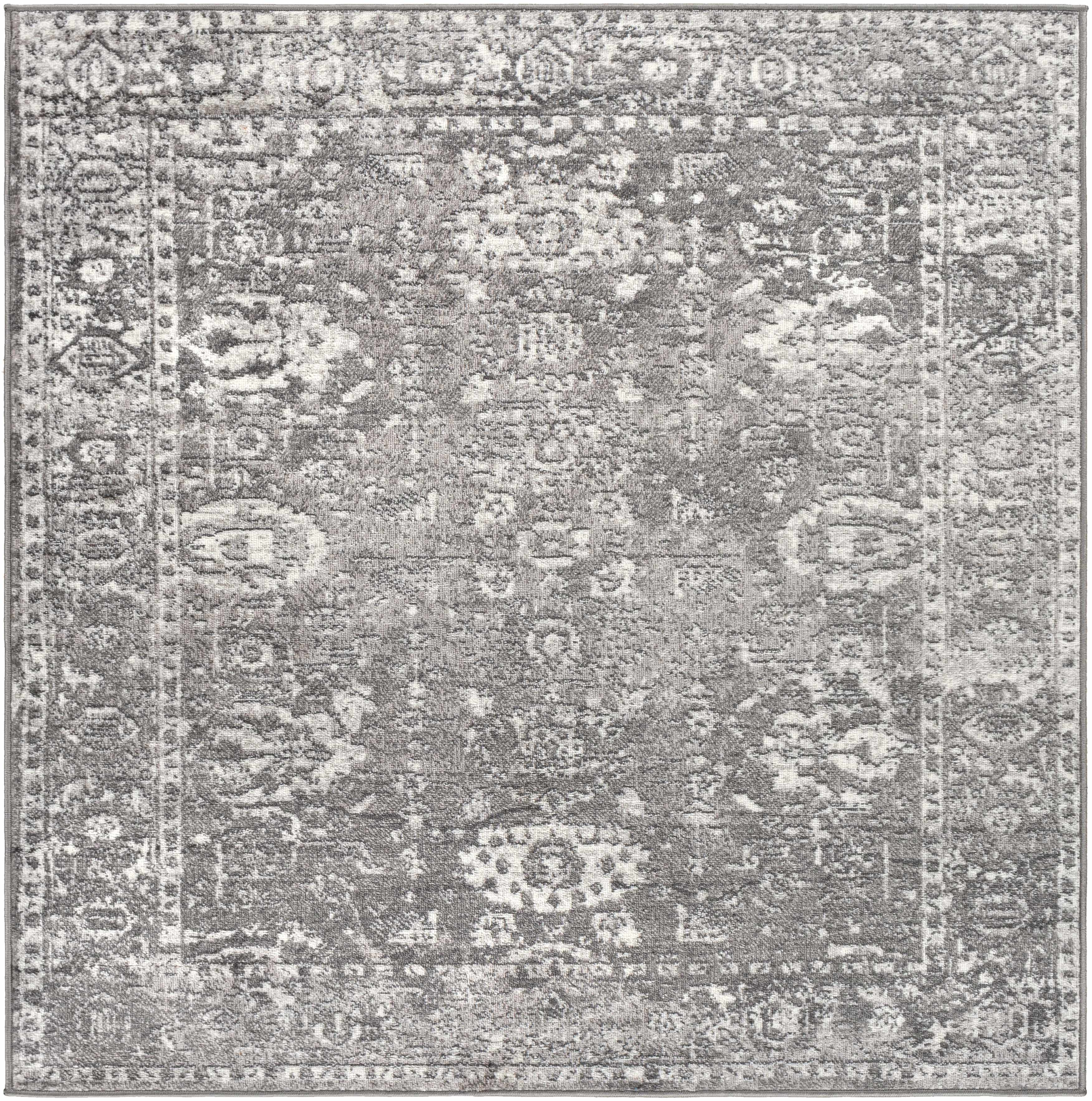 Tripp Distressed Gray Rug - Image 6
