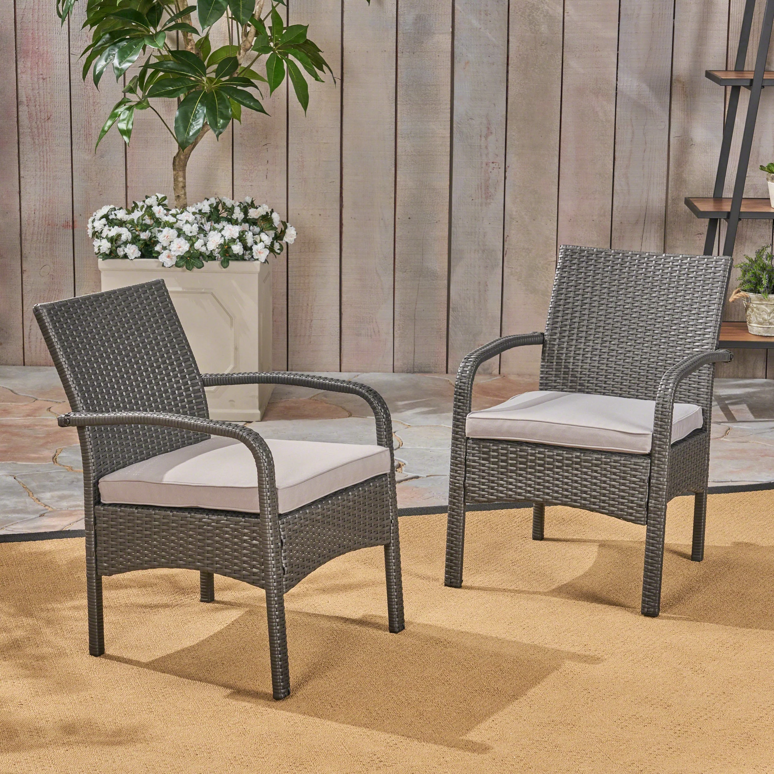 Tropical Cabana-Inspired Outdoor Club Chairs - Image 5
