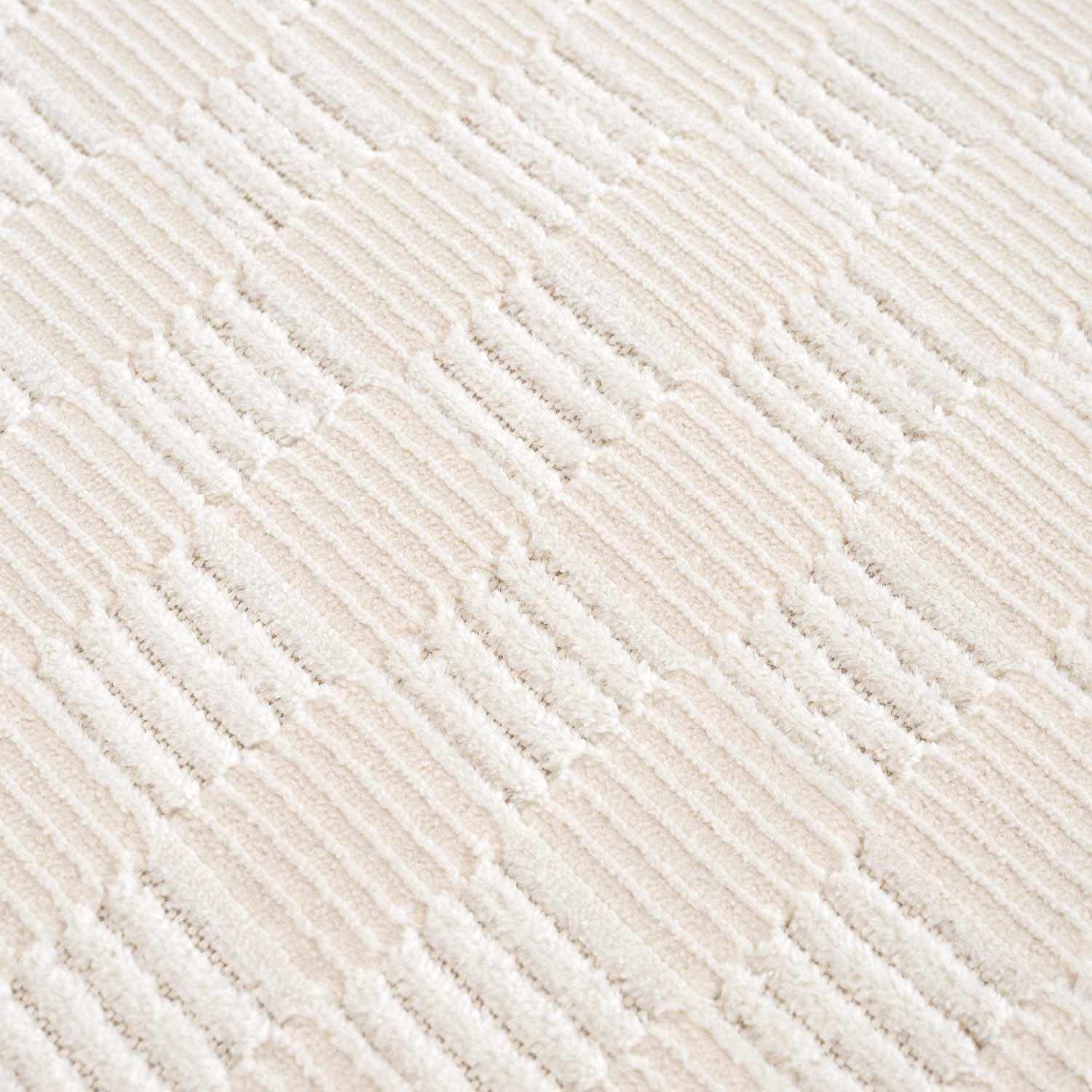 Truls 3D Checkered Washable Rug - Bone - Image 12