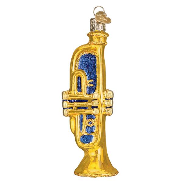 Trumpet Ornament by Old World Christmas - Image 3
