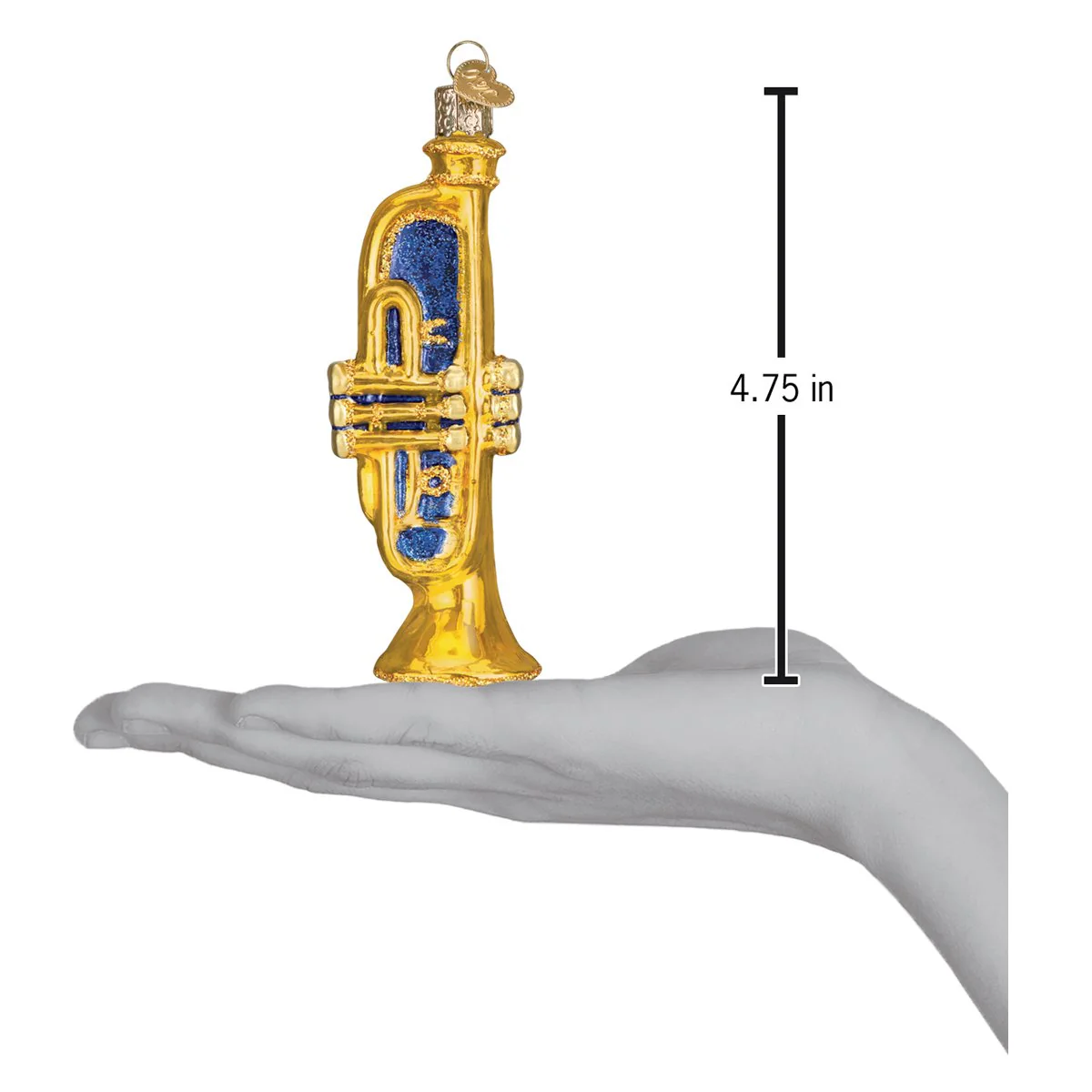 Trumpet Ornament by Old World Christmas - Image 5