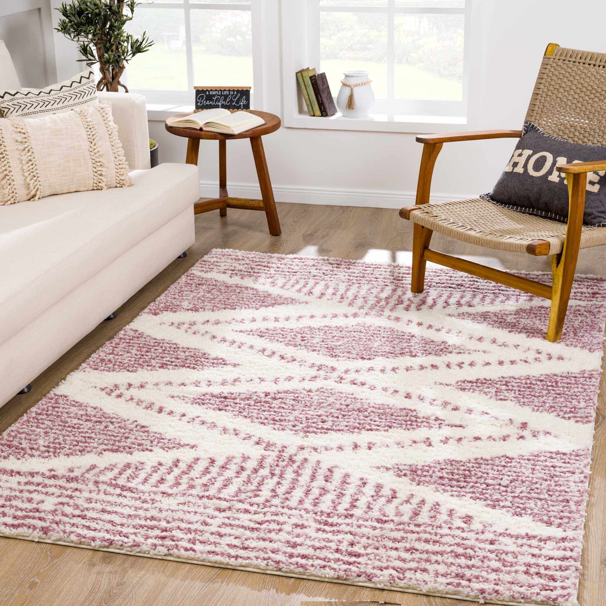 Trunding Plush  in Pink Area Rug - Clearance - Image 12