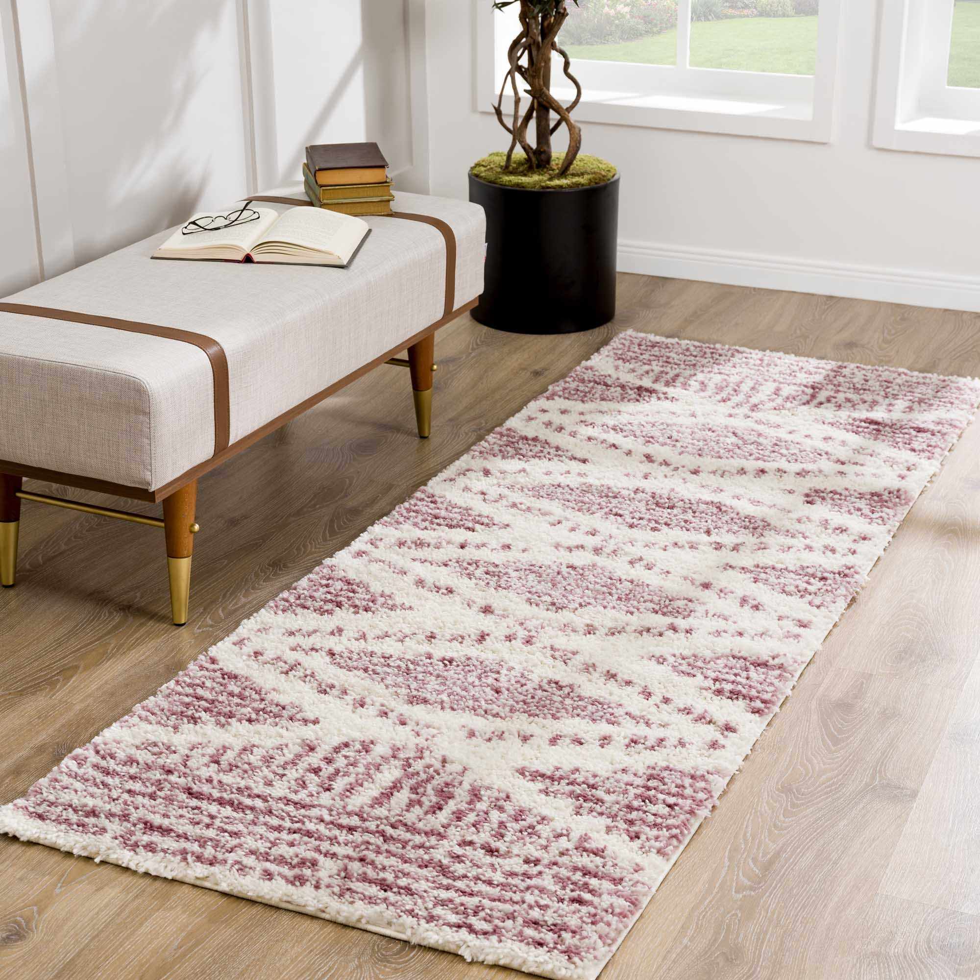 Trunding Plush  in Pink Area Rug - Clearance - Image 3
