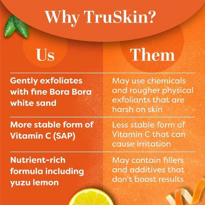 TruSkin Vitamin C Brightening Gentle Face Scrub 4oz - Image 6