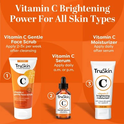 TruSkin Vitamin C Brightening Gentle Face Scrub 4oz - Image 7