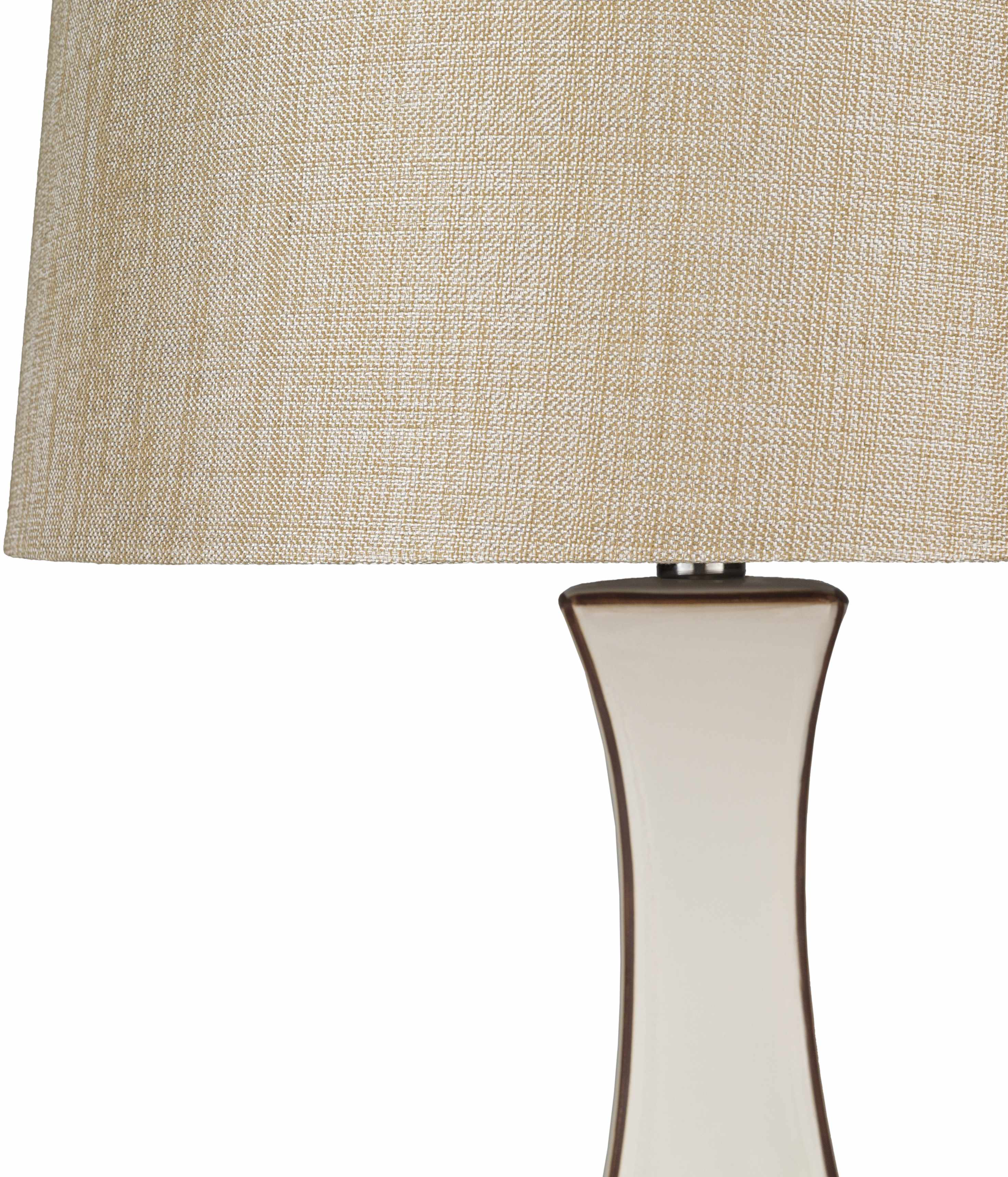 Tuka Tan Ceramic Table Lamp - Image 7