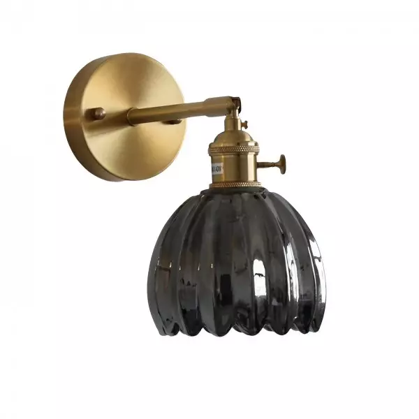 Tulip Glass Wall Lamp Retro Flower Bud Vintage Wall Light - Image 19