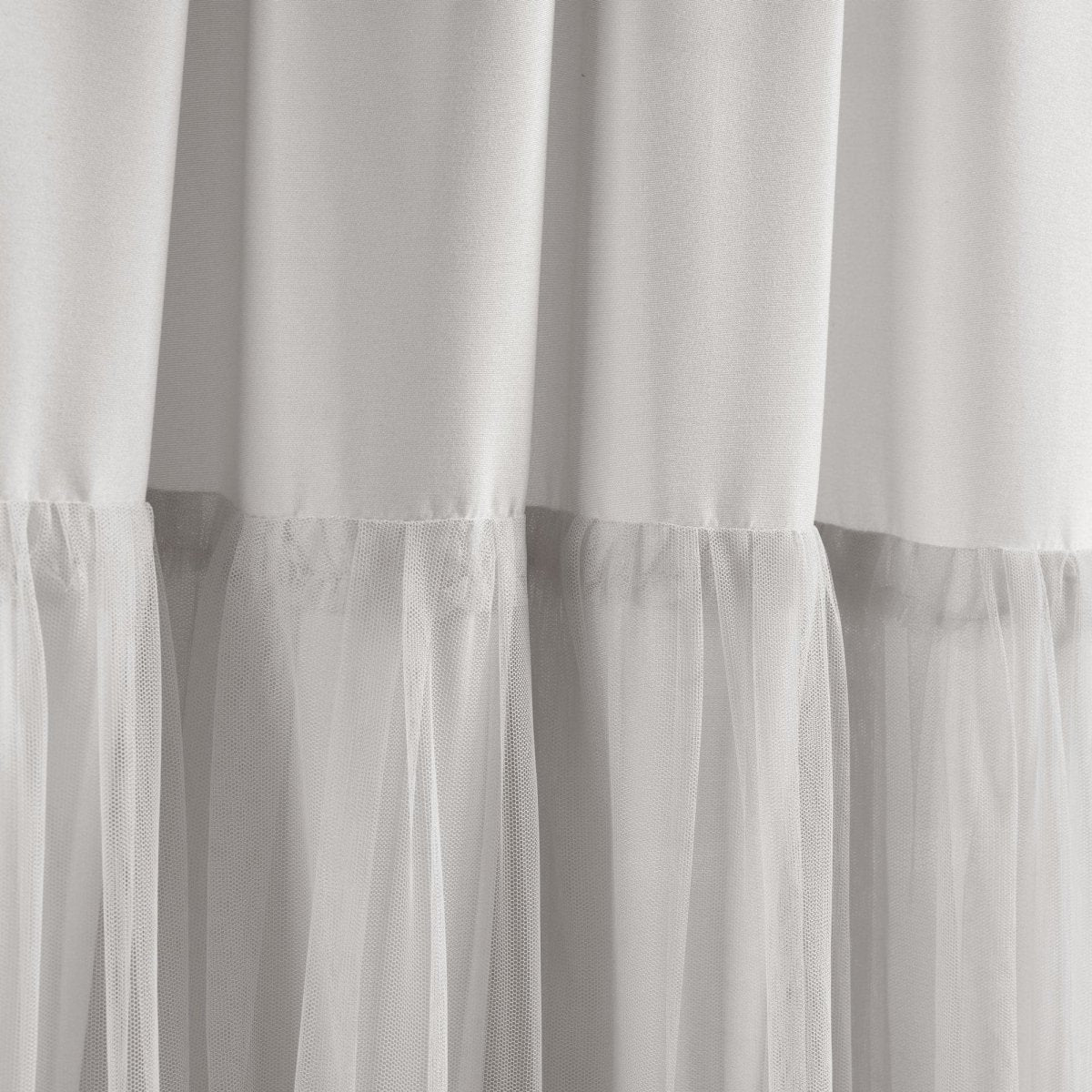 Tulle Skirt Solid Window Curtain Panel Set - Image 11