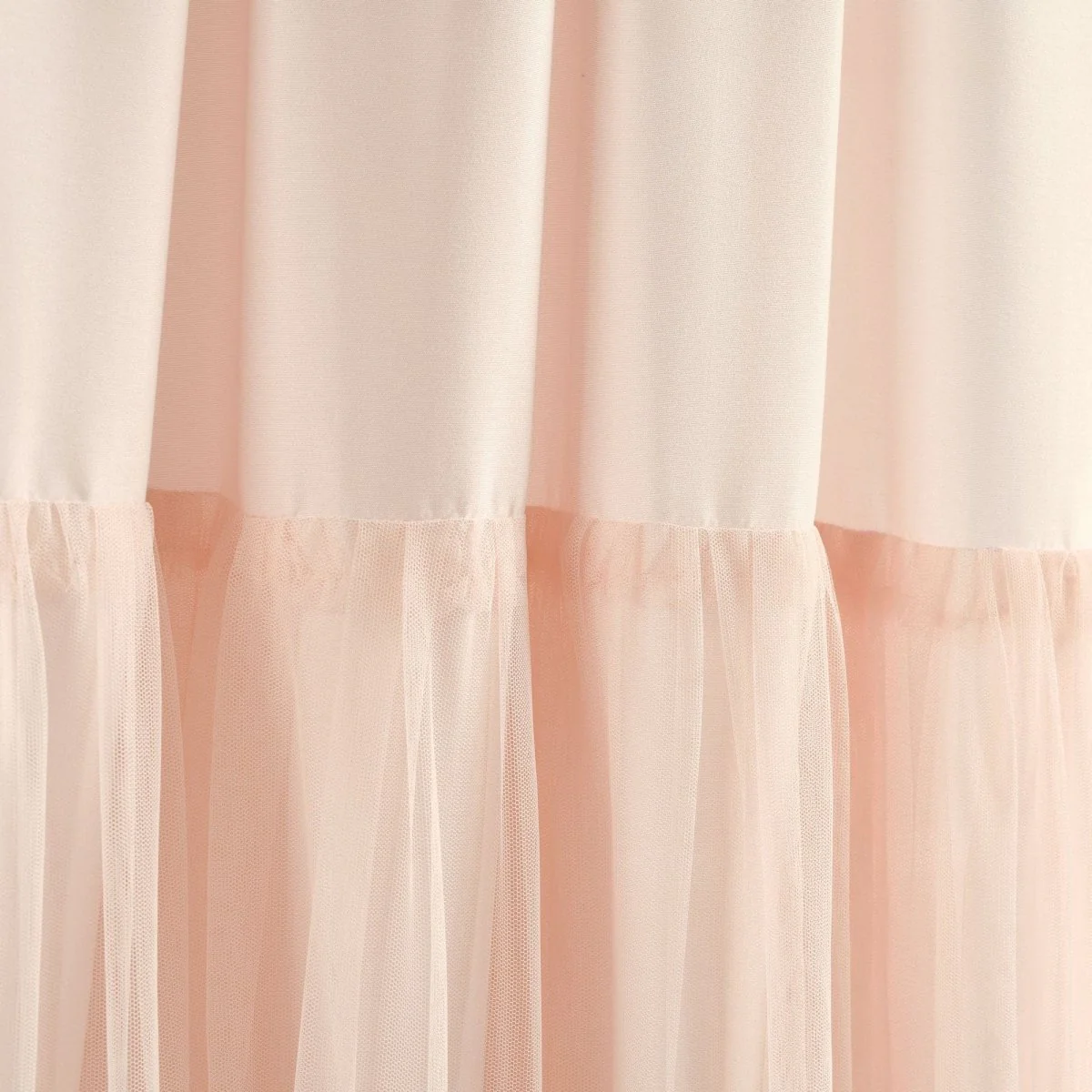 Tulle Skirt Solid Window Curtain Panel Set - Image 12