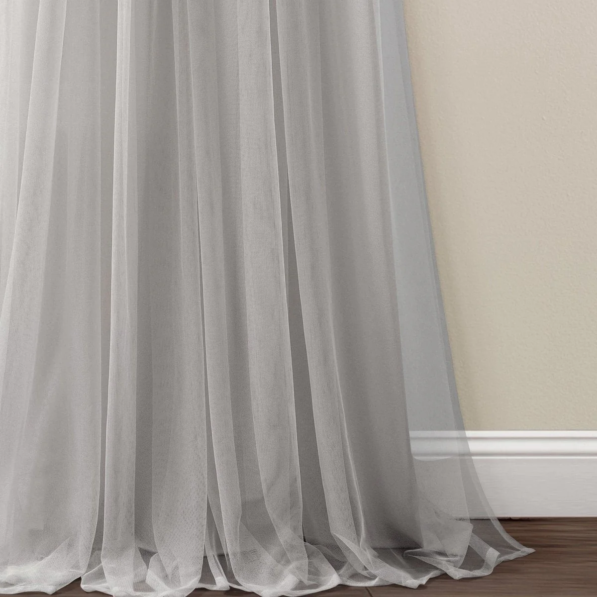 Tulle Skirt Solid Window Curtain Panel Set - Image 15