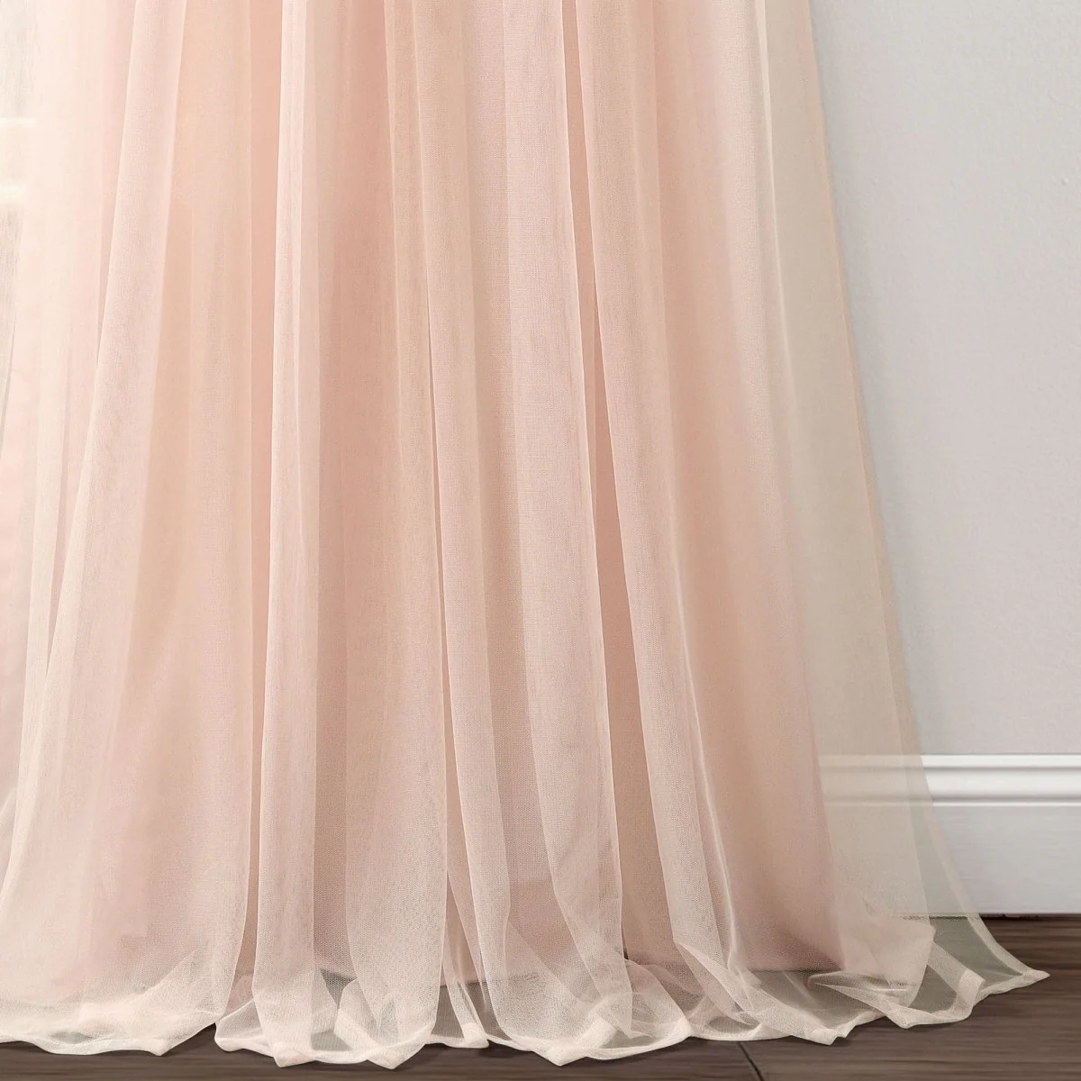 Tulle Skirt Solid Window Curtain Panel Set - Image 16