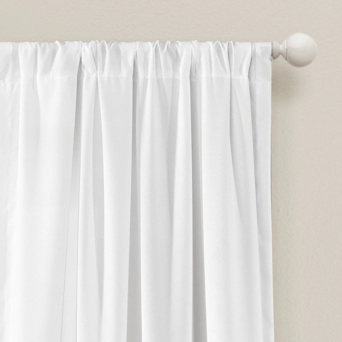 Tulle Skirt Solid Window Curtain Panel Set - Image 6