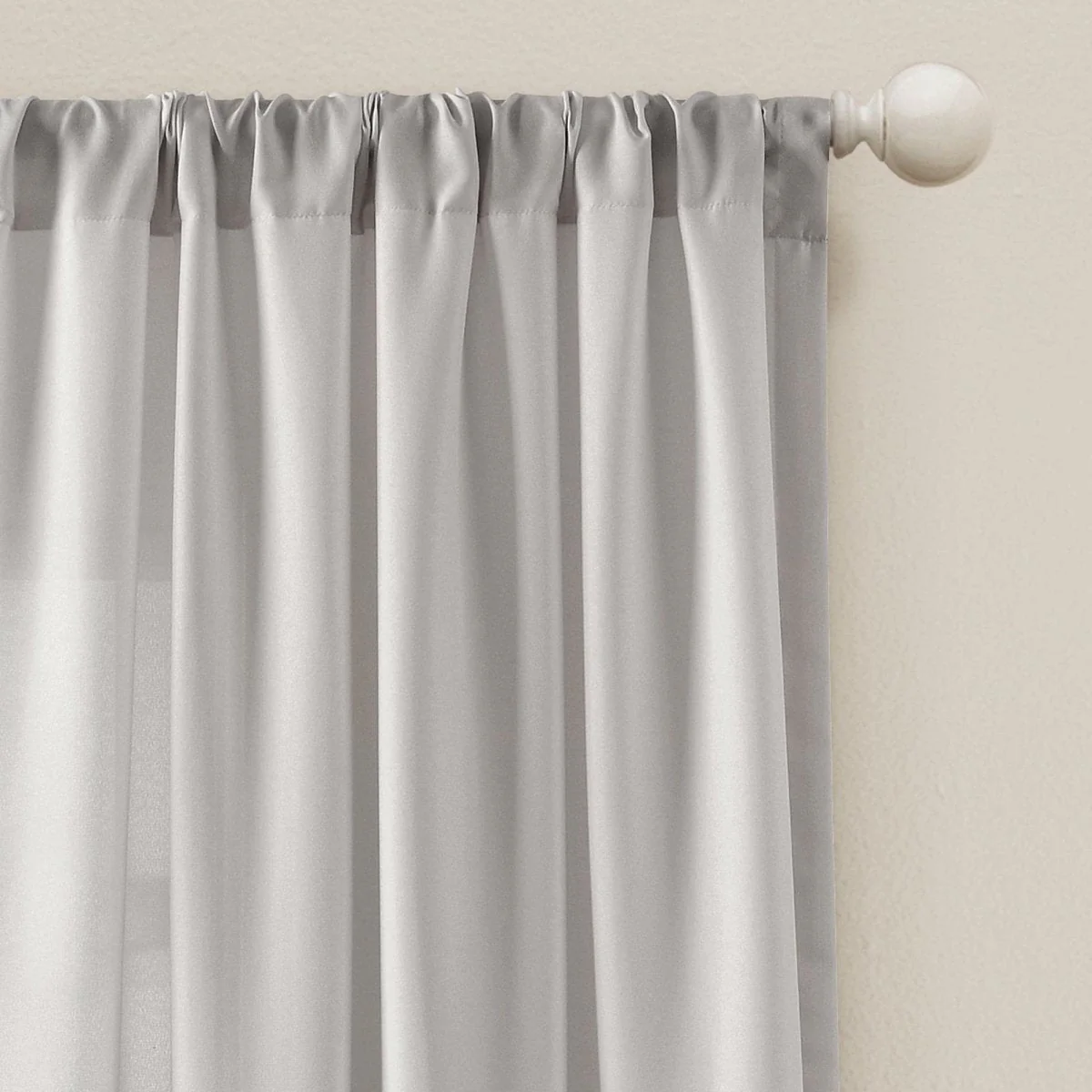 Tulle Skirt Solid Window Curtain Panel Set - Image 7