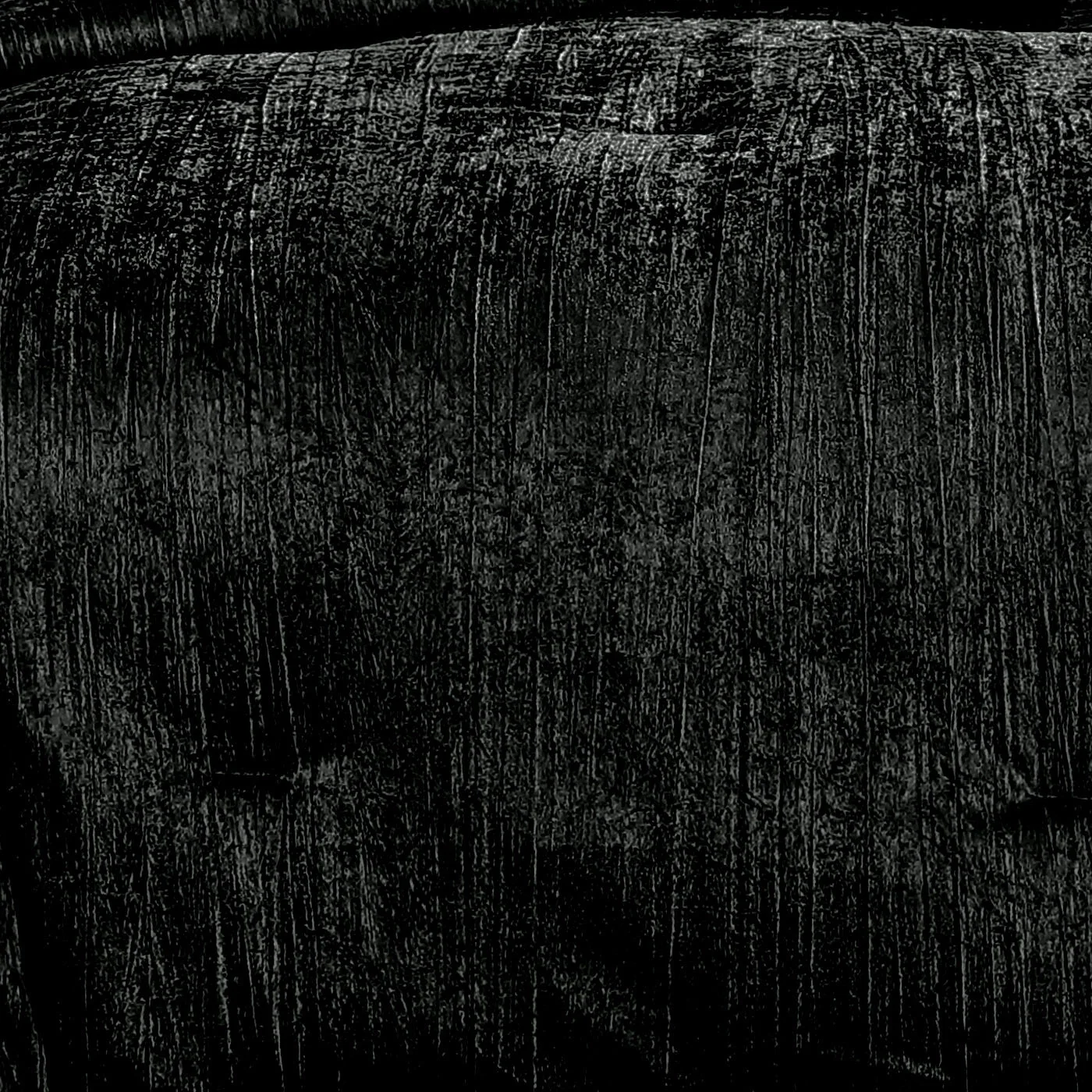 Turin 7 Piece Black Crinkle Velvet Comforter Set - Image 4