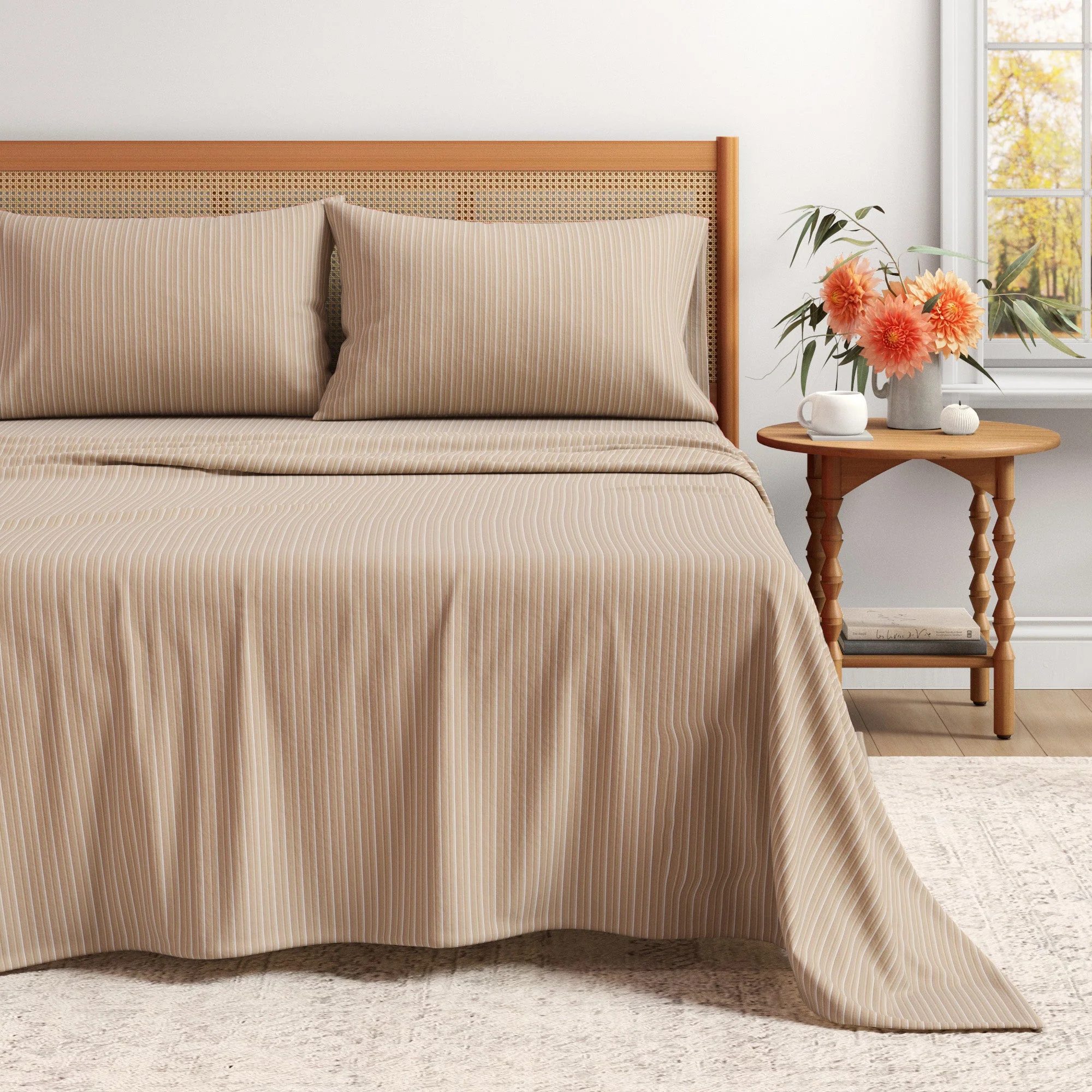 Turkish Cotton Flannel Sheet Set - Plaid & Stripe Collection - Image 25