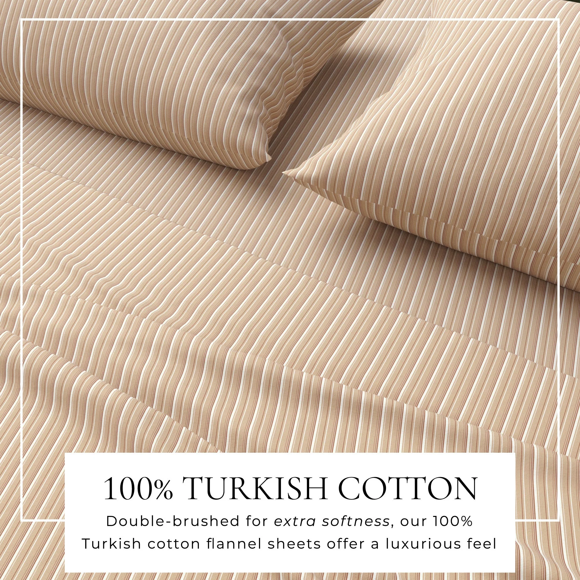 Turkish Cotton Flannel Sheet Set - Plaid & Stripe Collection - Image 26