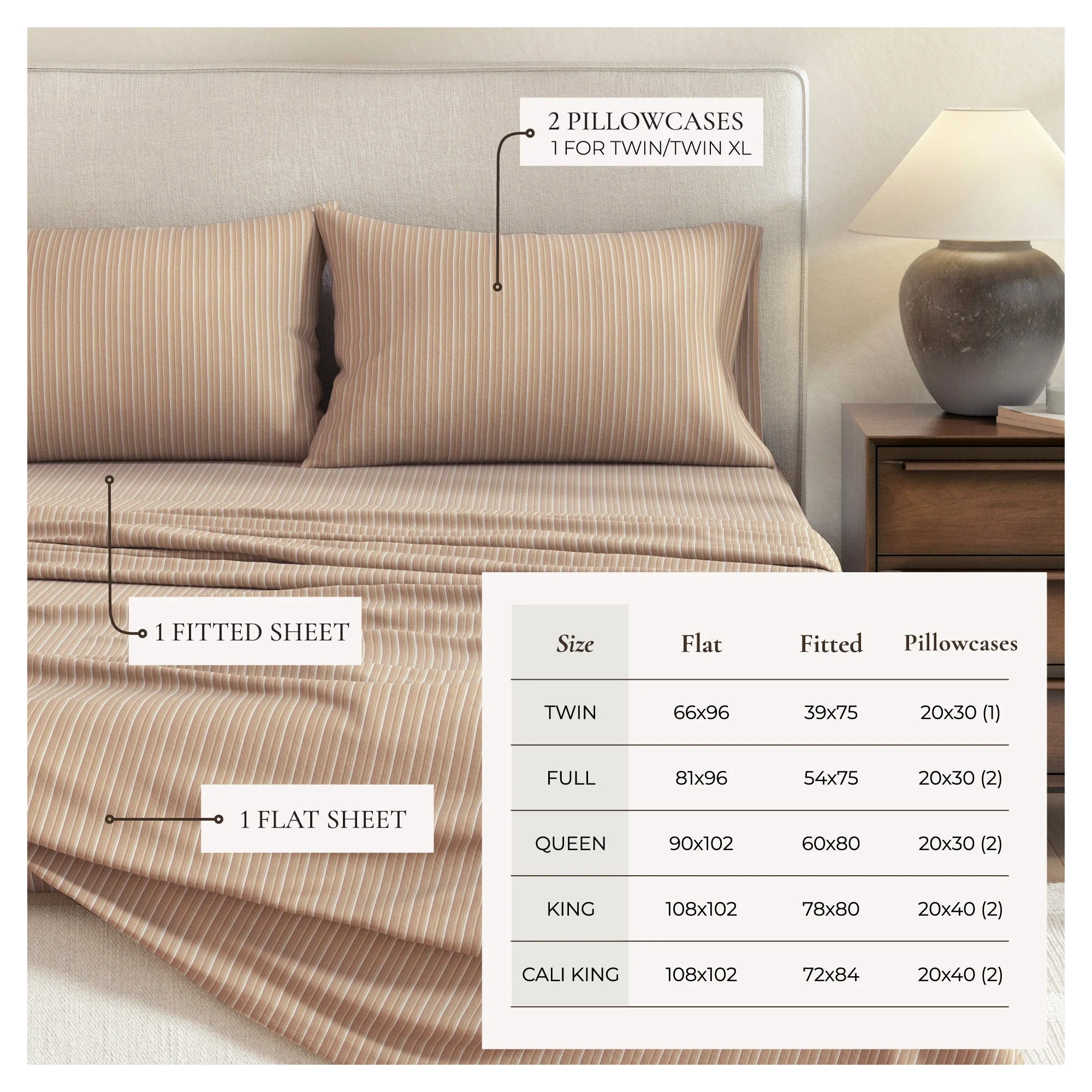 Turkish Cotton Flannel Sheet Set - Plaid & Stripe Collection - Image 27