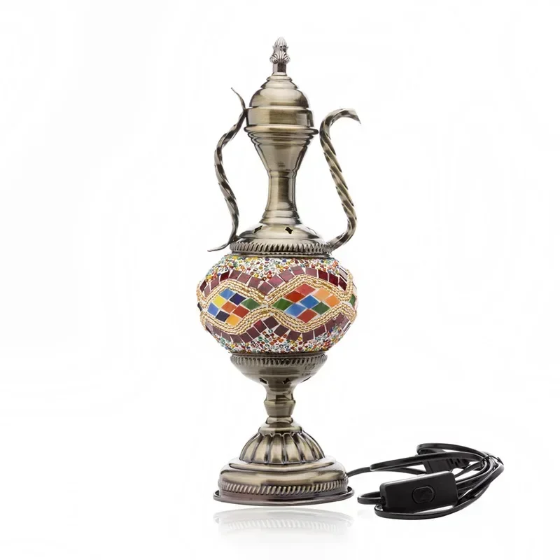 Turkish Retro Coffee Pot LED Desk Lamp Decorative Night Light Home Decor - Image 7