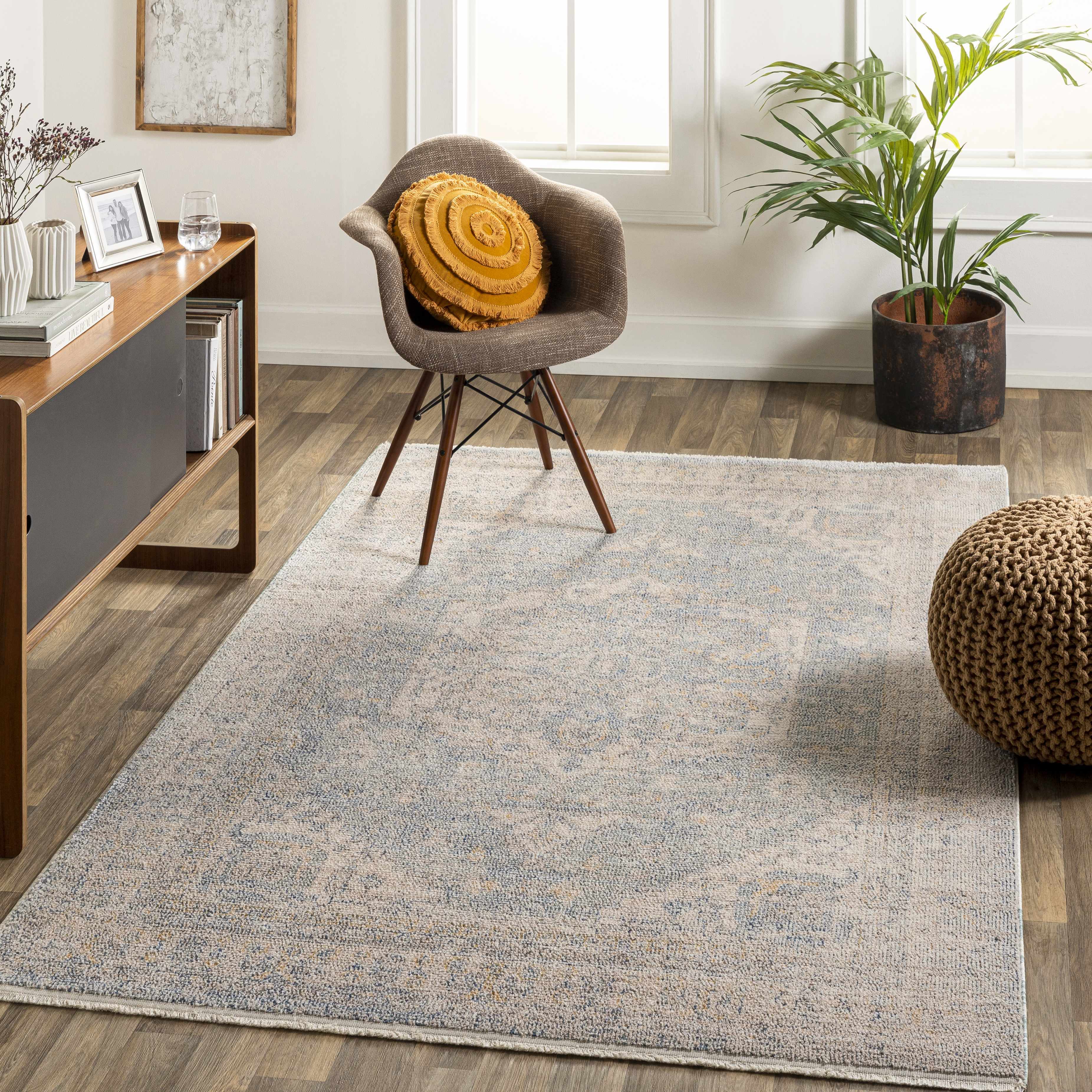 Tusa Blue Area Rug - Clearance - Image 2