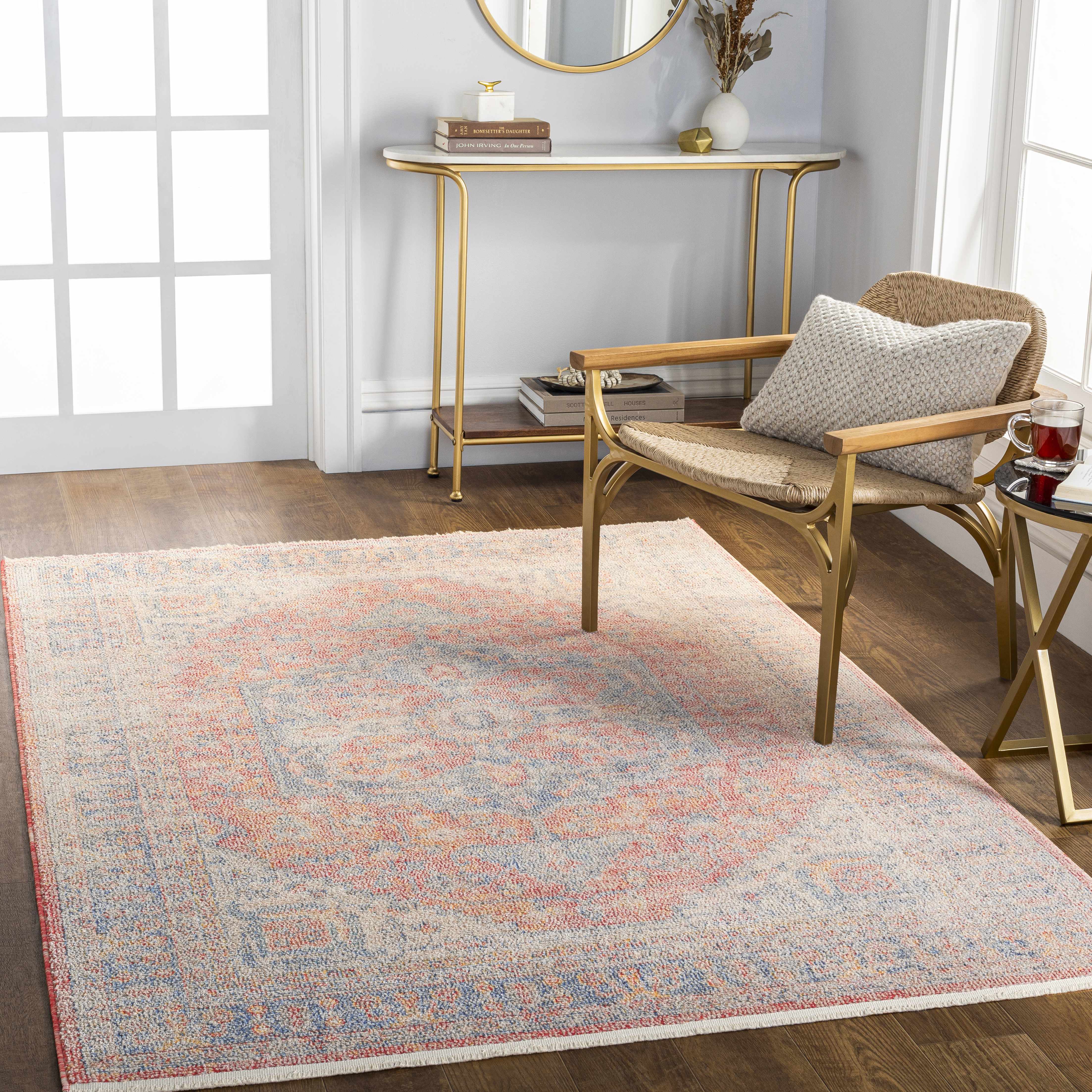 Tusa Light Pink Area Rug - Clearance - Image 2