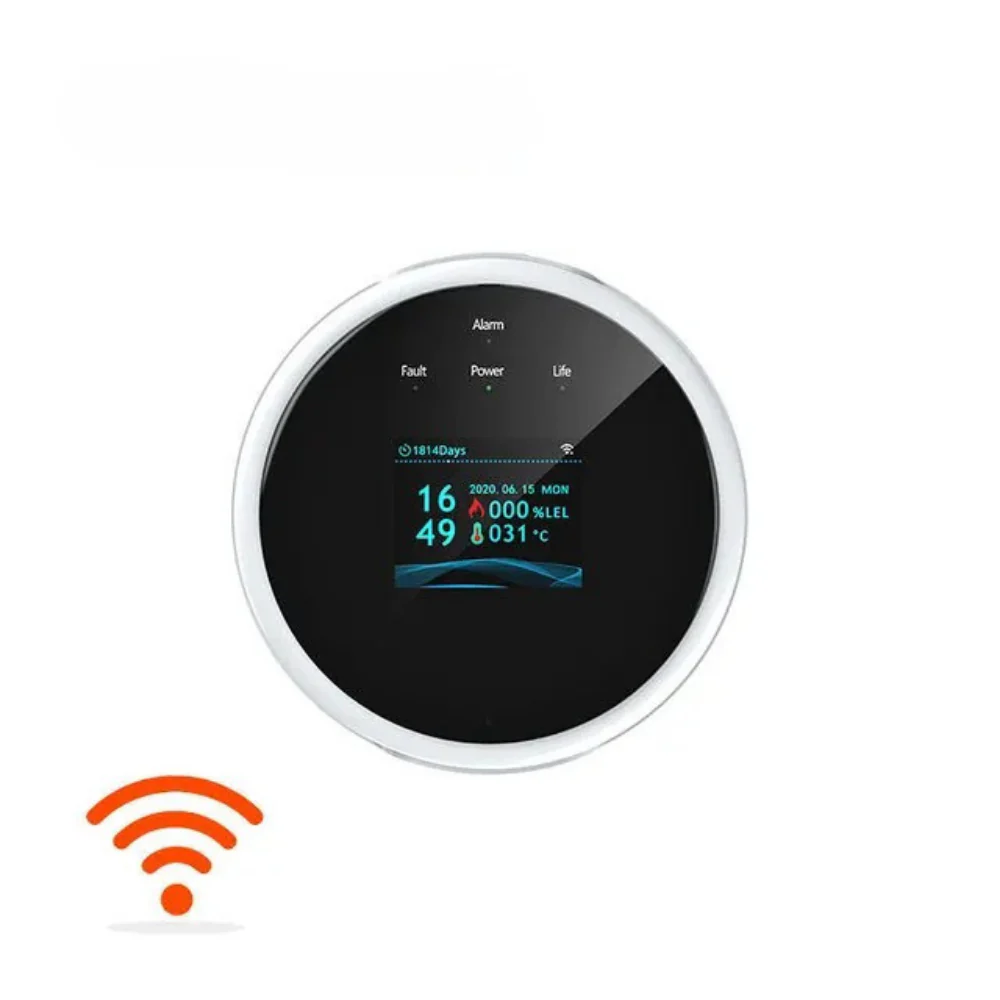 Tuya WiFi Gas Detector Smart Home Natural Gas Alarm LCD Display Combustible Sensor - Image 7