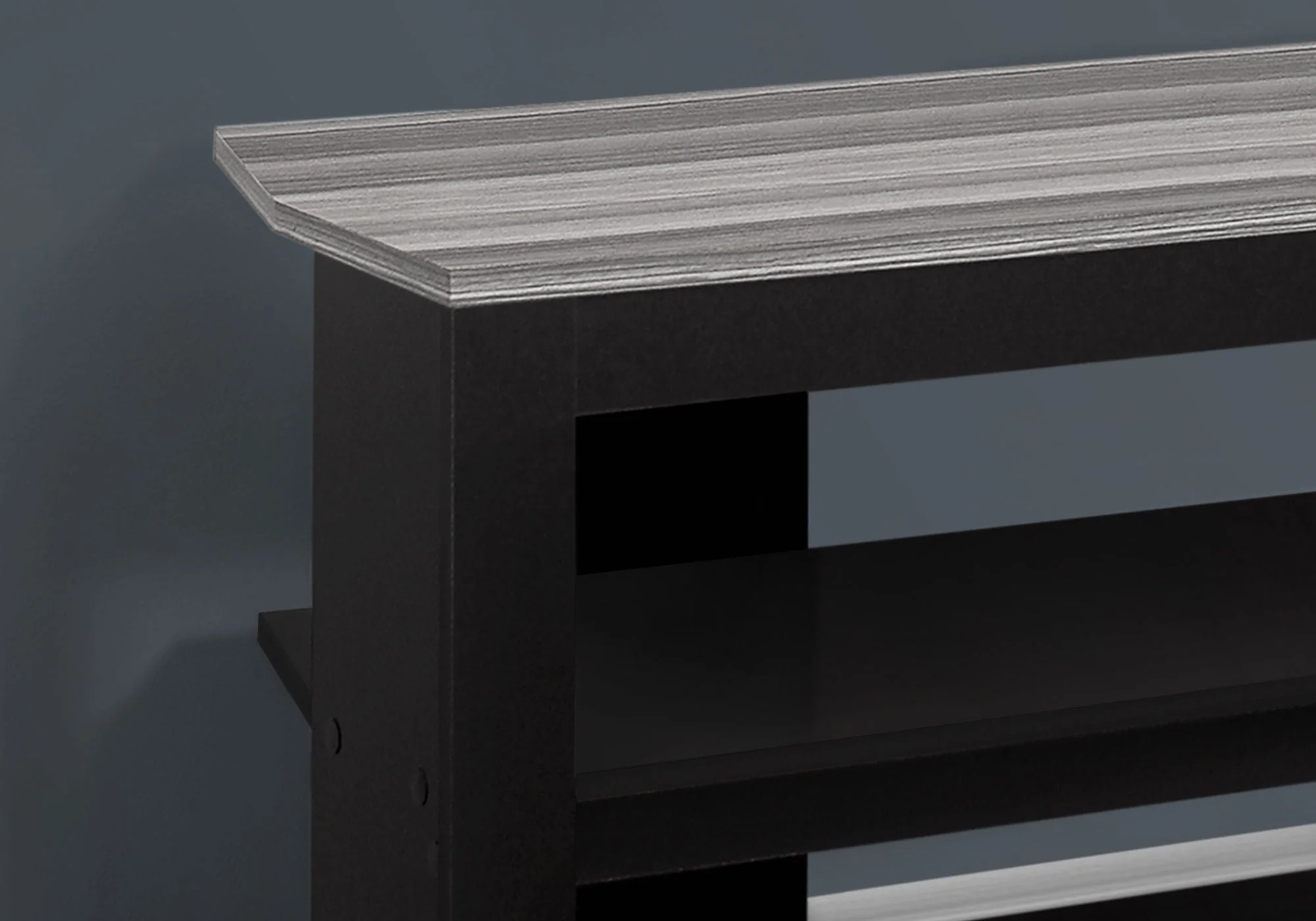 TV Stand, Console, Media Entertainment Center, 3 Storage Shelves - Image 12