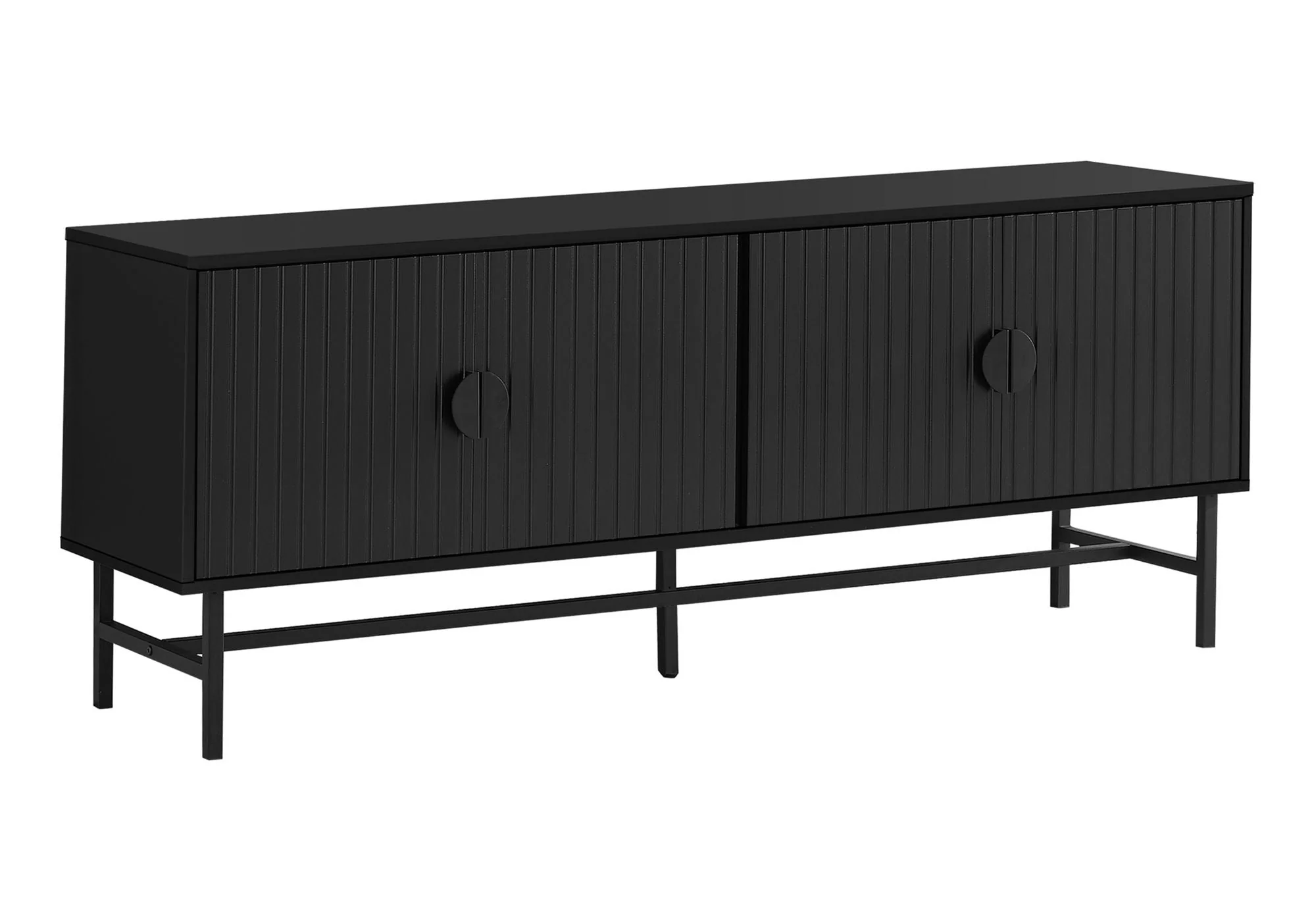 TV Stand, Console, Media Entertainment Center, Storage Cabinet, And Contemporary & Modern - Image 5