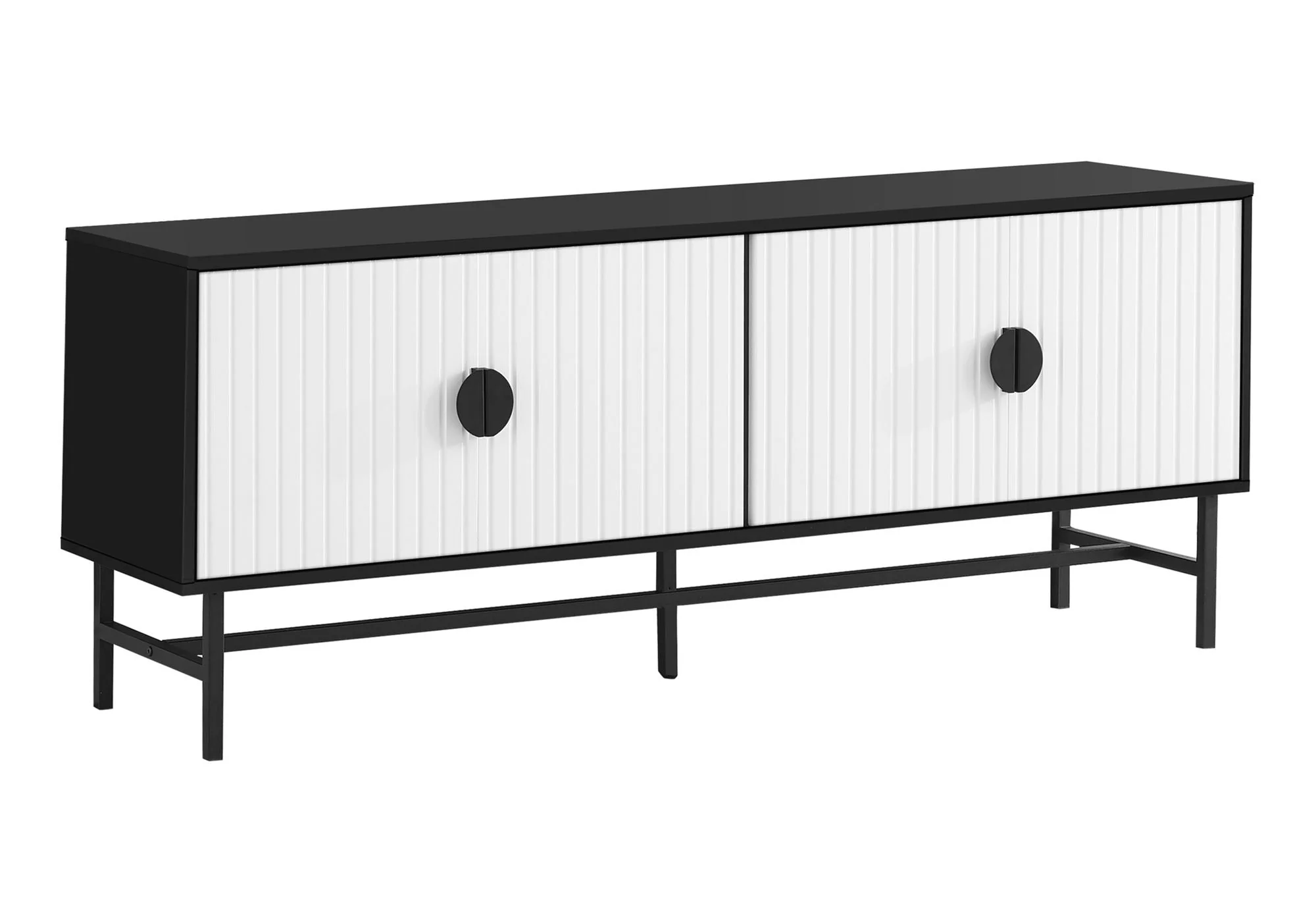 TV Stand, Console, Media Entertainment Center, Storage Cabinet, And Contemporary & Modern - Image 6