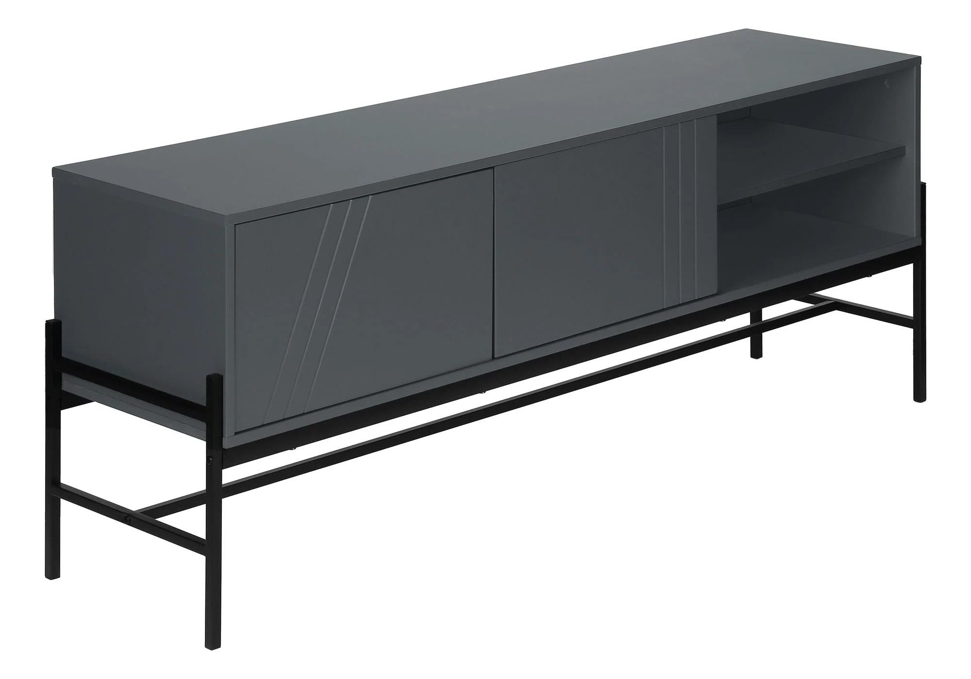 TV Stand, Console, Media Entertainment Center, Storage Cabinet, Contemporary And Modern - Image 2