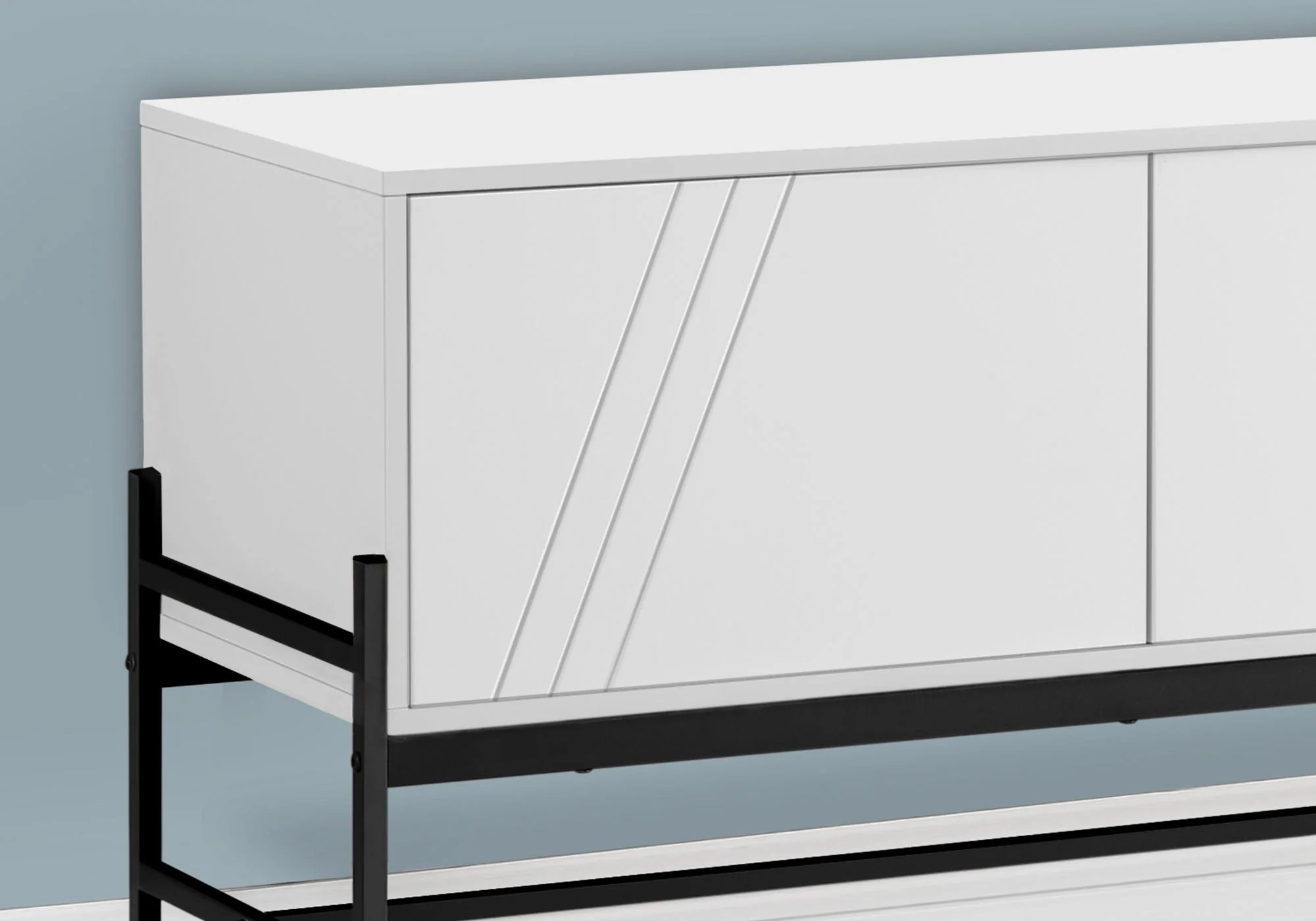 TV Stand, Console, Media Entertainment Center, Storage Cabinet, Contemporary And Modern - Image 3
