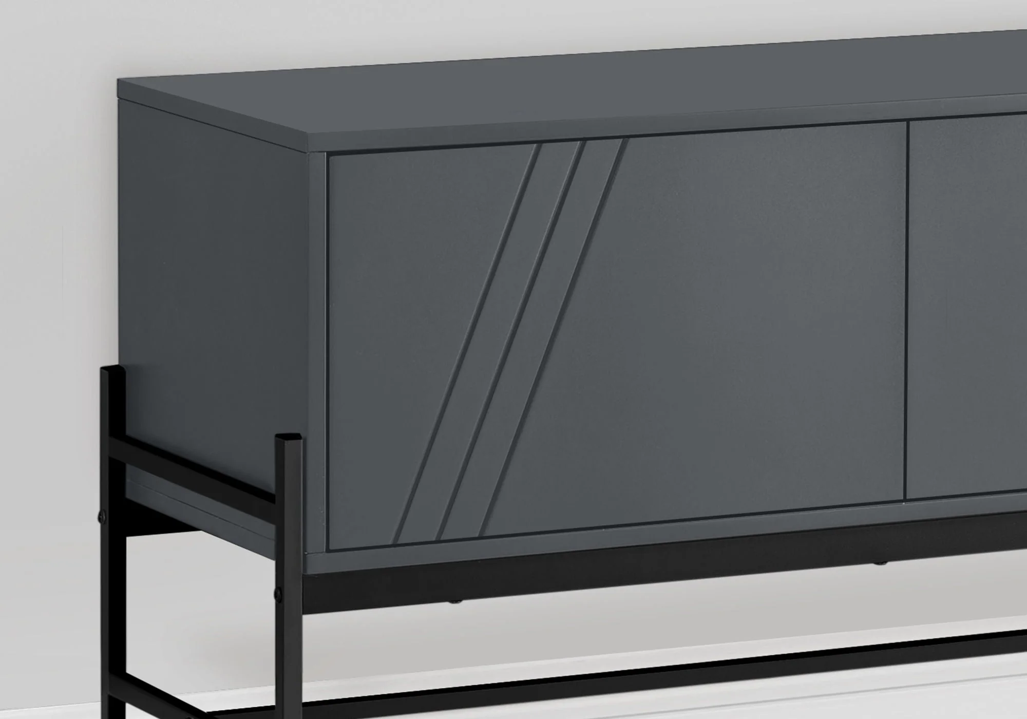 TV Stand, Console, Media Entertainment Center, Storage Cabinet, Contemporary And Modern - Image 7