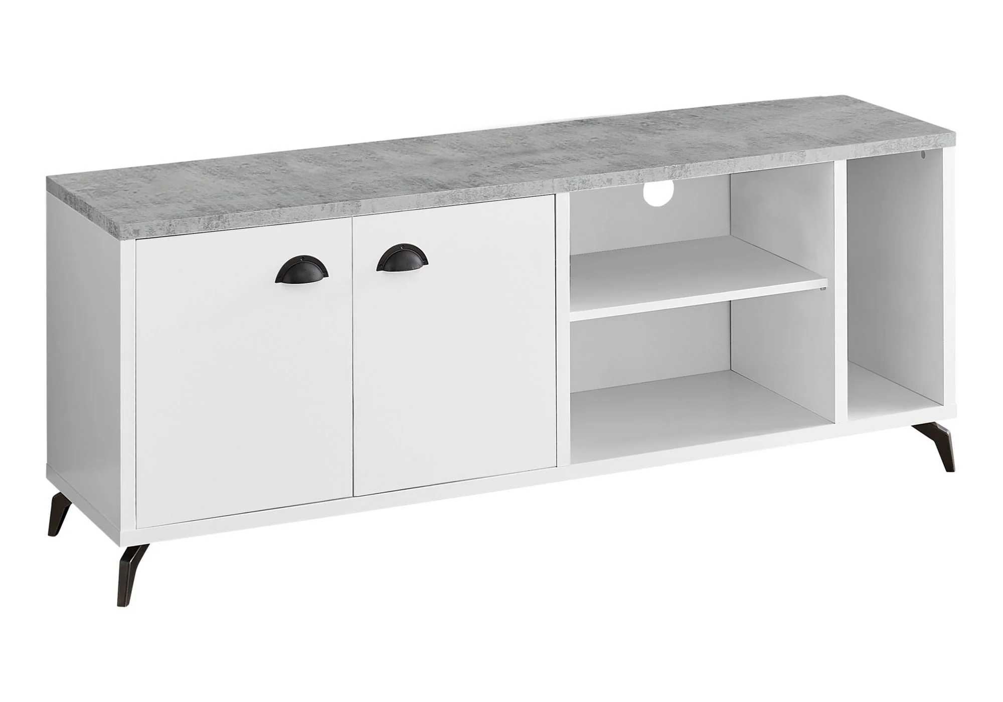 TV Stand, Console, Media Entertainment Center, Storage Cabinet, Contemporary & Modern - Image 7