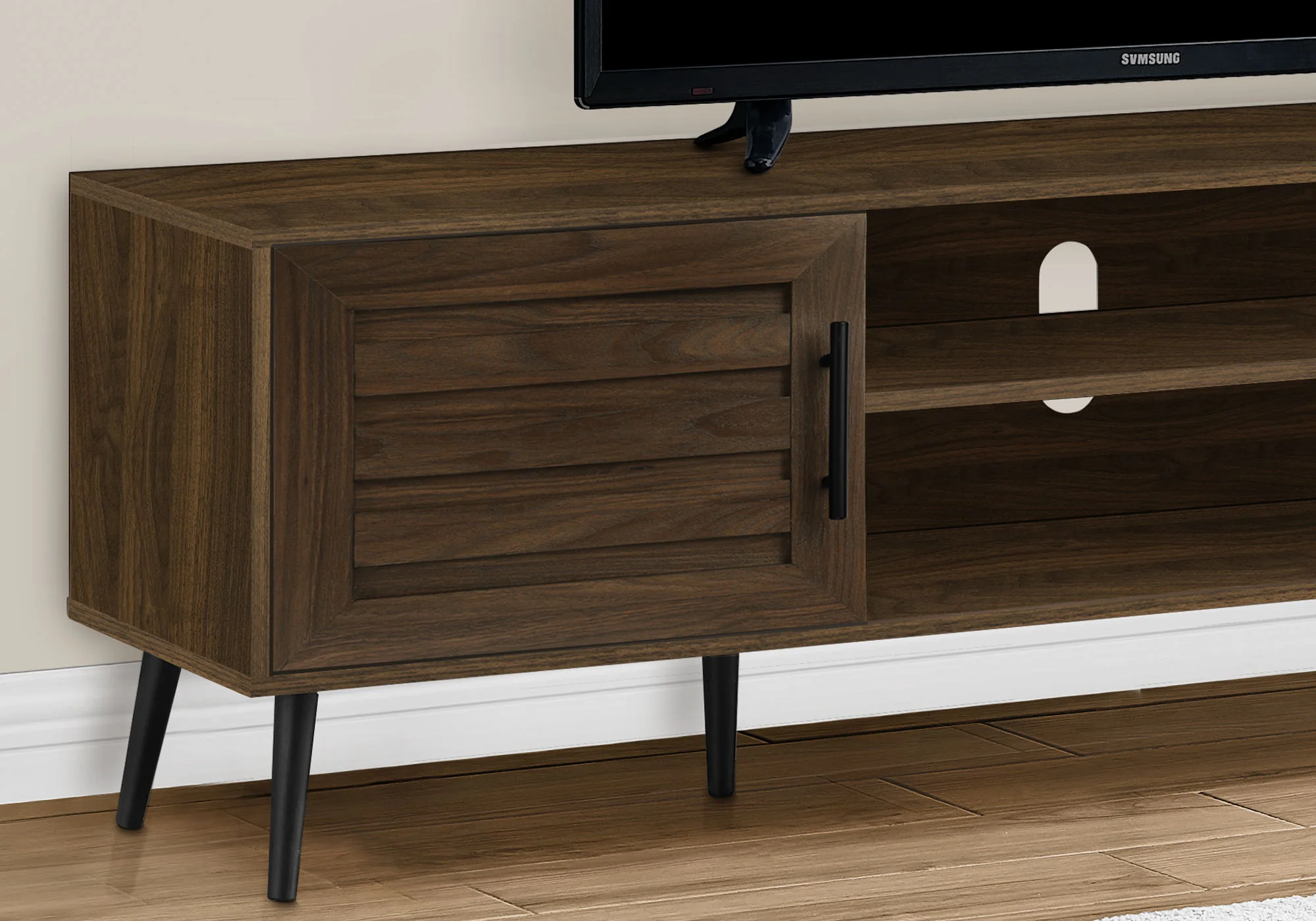 TV Stand, Console, Media Entertainment Center, Storage Cabinet, Transitional - Image 8