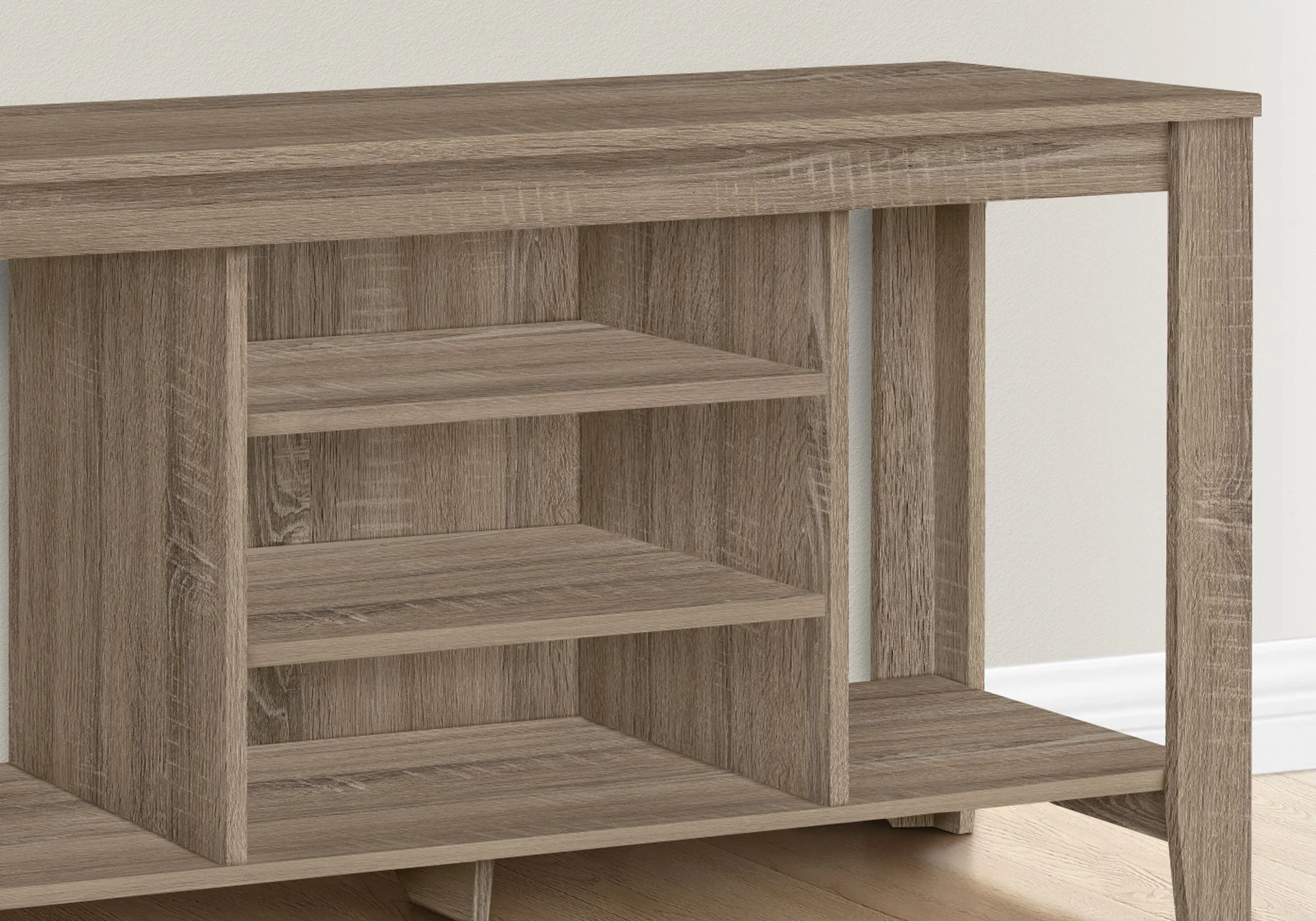 TV Stand, Console, Media Entertainment Center, Versatile Storage Shelves - Image 5