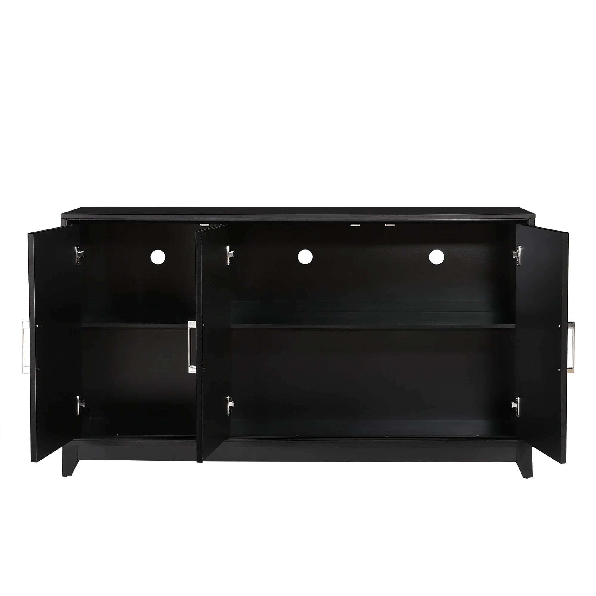 TV Stand for TVs up to 65 Inches, Modern Entertainment Center Media Console Cabinet with 2 Spacious Storage Space, - Image 14