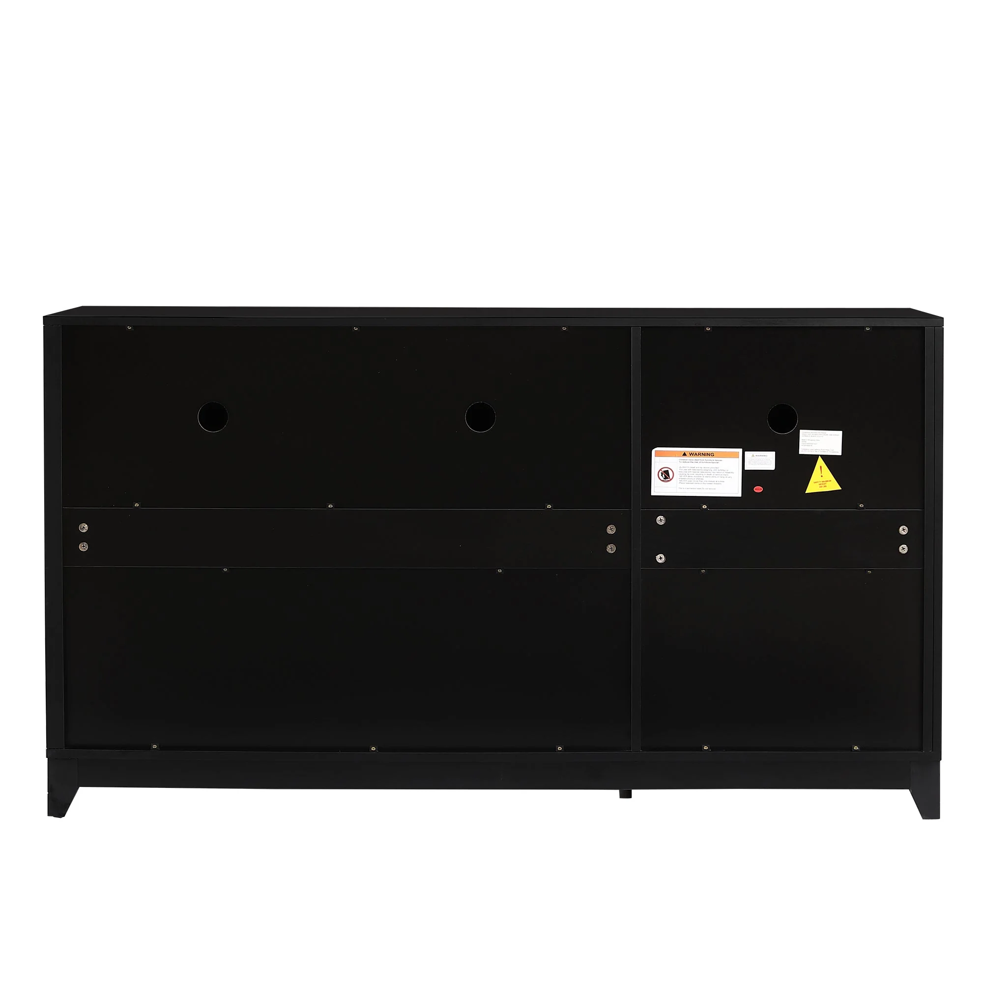 TV Stand for TVs up to 65 Inches, Modern Entertainment Center Media Console Cabinet with 2 Spacious Storage Space, - Image 9