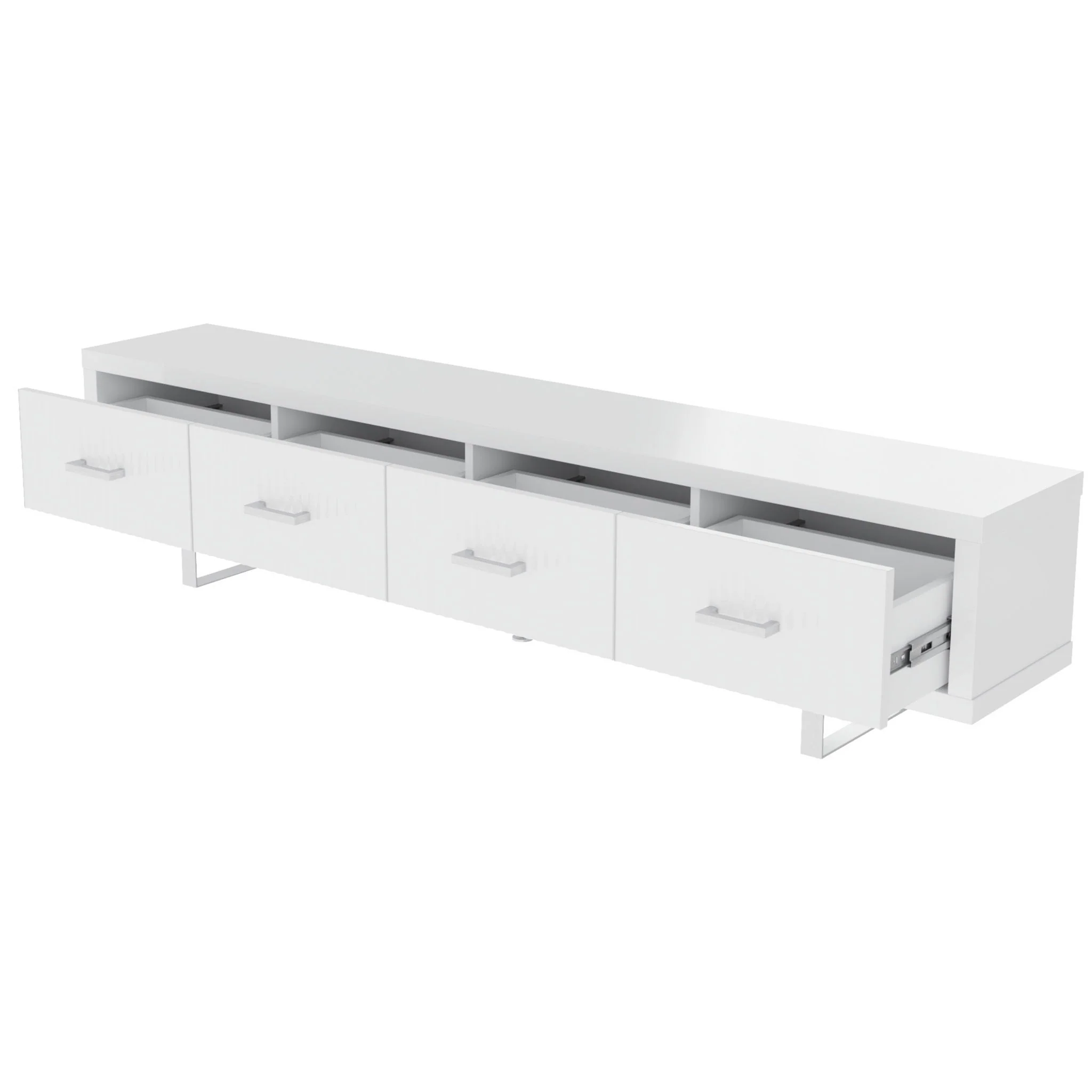 TV Stand With Slatted Drawers