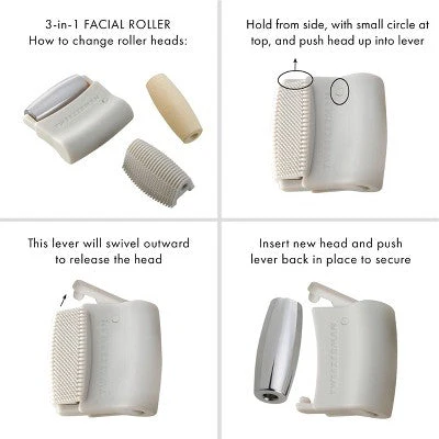 Tweezerman 3-in-1 Skin Revival Roller Kit - Image 8