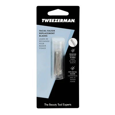 Tweezerman Facial Razor Blades Refill 4ct - Image 2