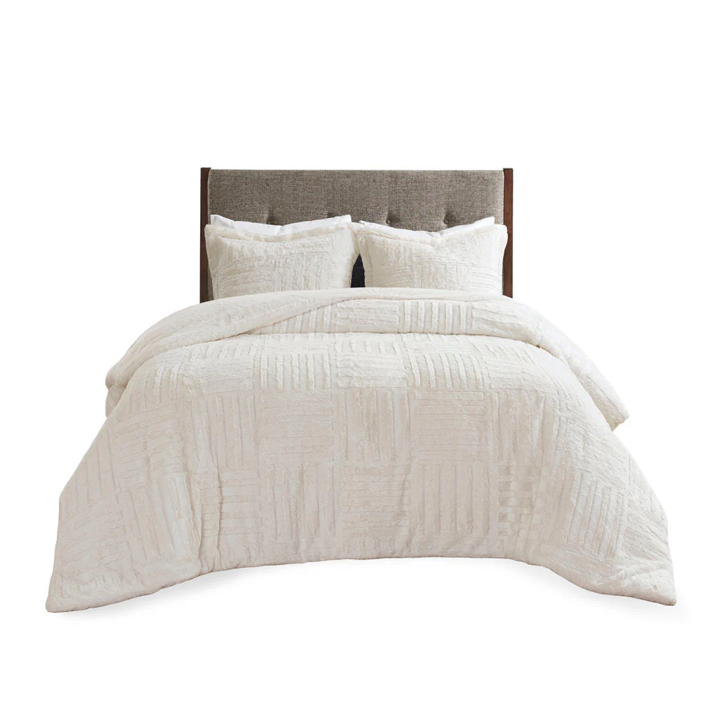 Twin Fur Down Alternative Comforter Mini Set - Image 3