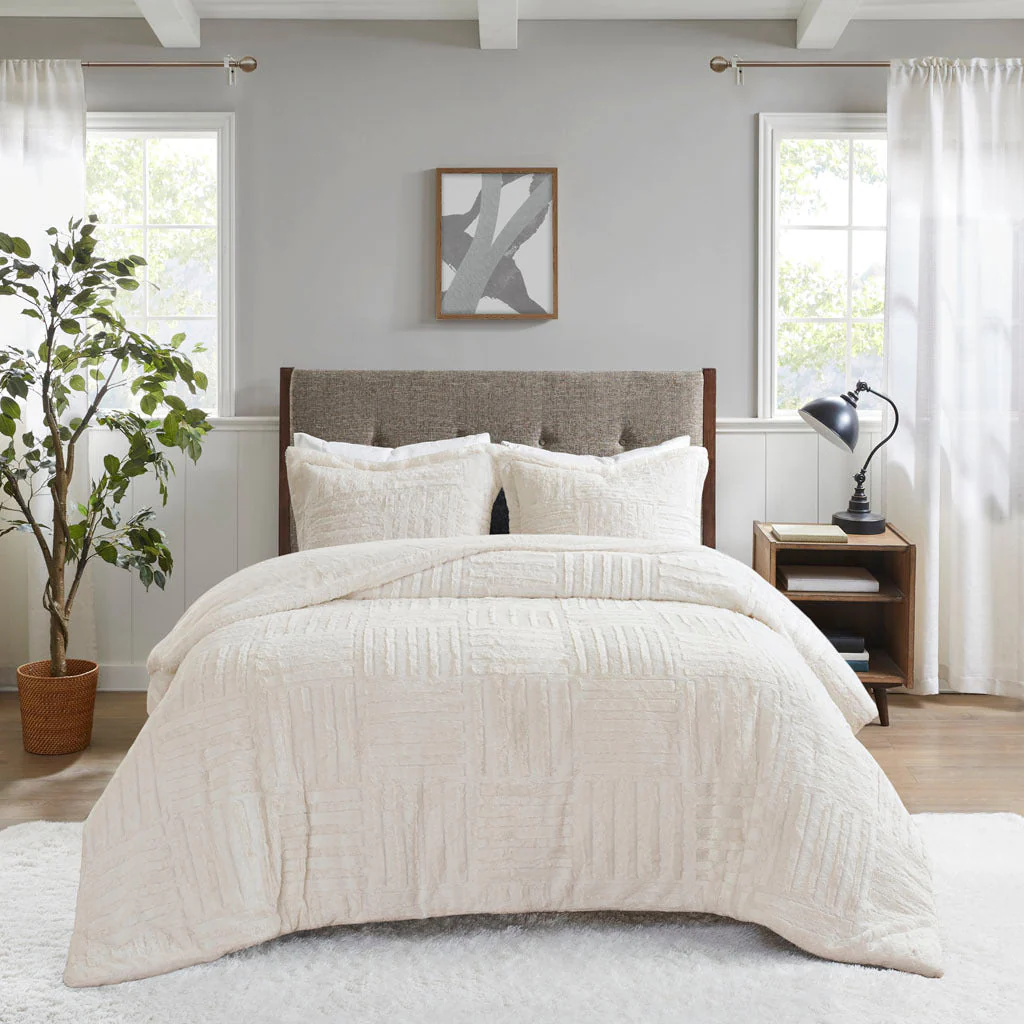 Twin Fur Down Alternative Comforter Mini Set - Image 4