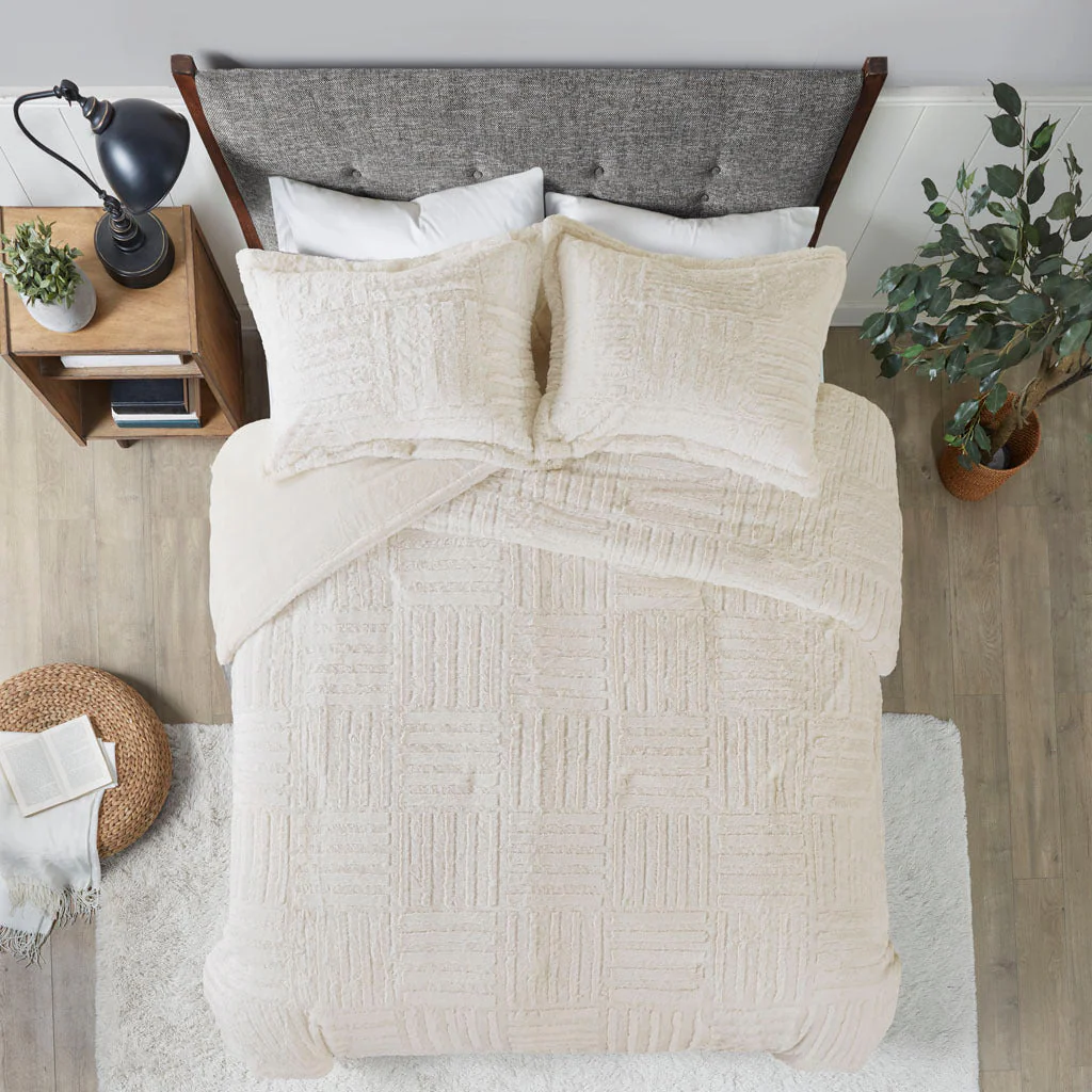 Twin Fur Down Alternative Comforter Mini Set - Image 5