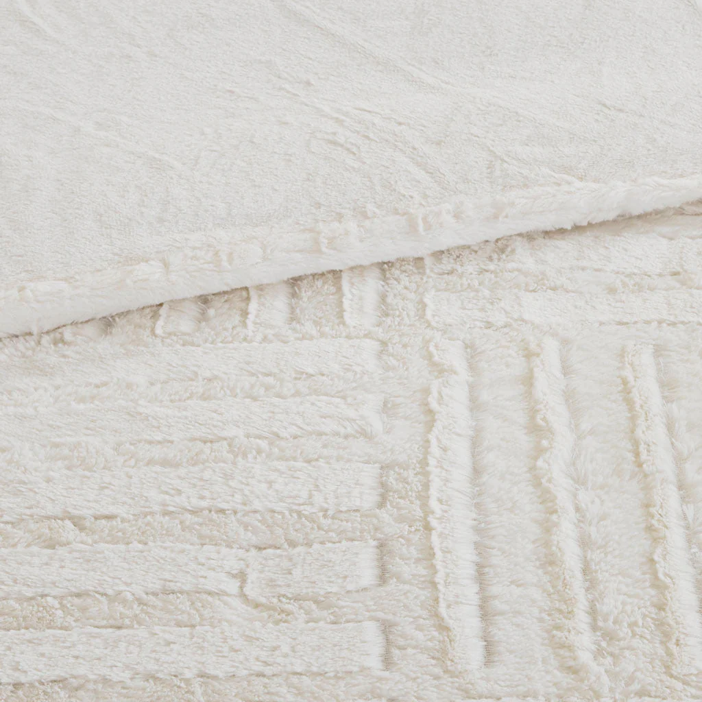 Twin Fur Down Alternative Comforter Mini Set - Image 8