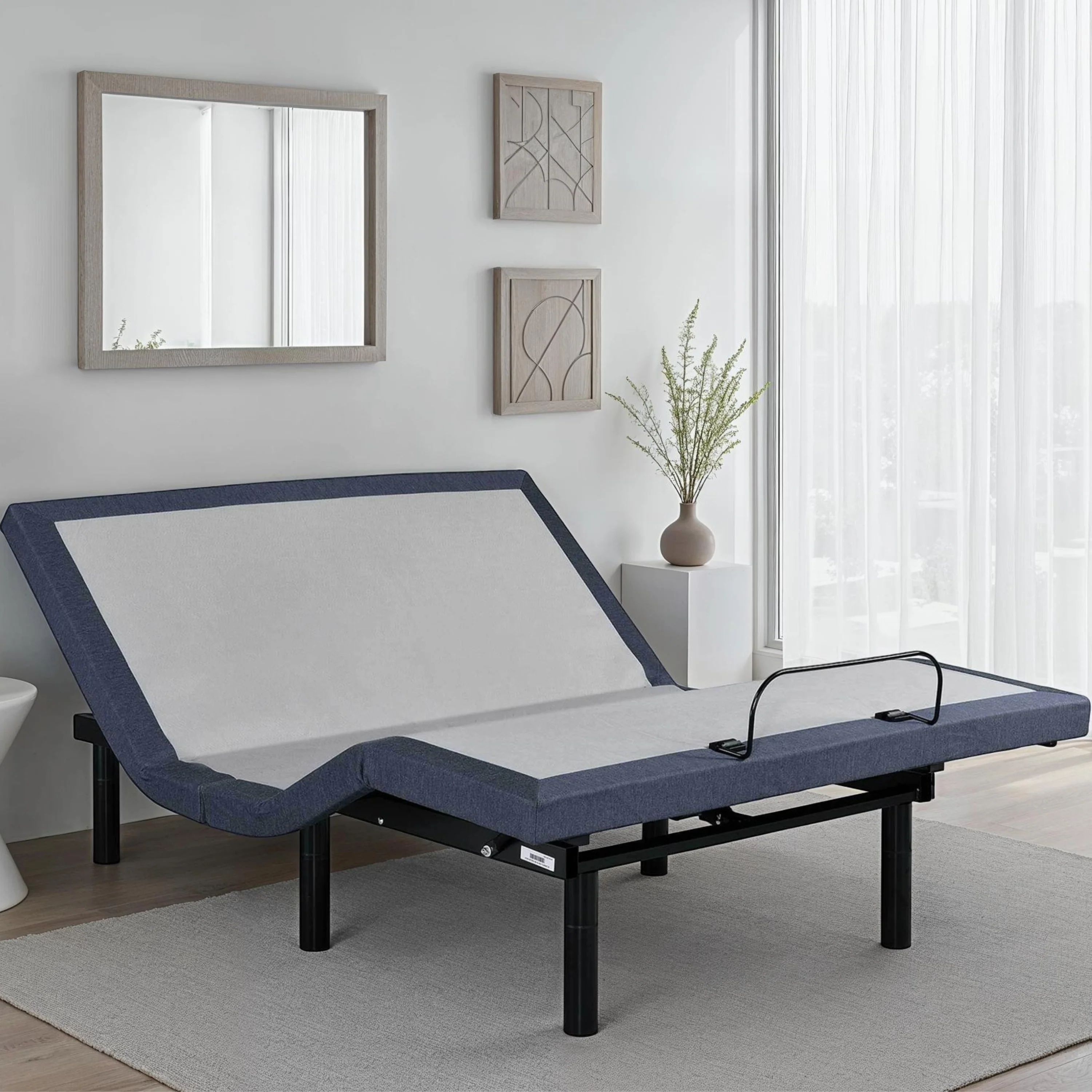 Twin XL Adjustable Bed Base with Massage and Position Adjustments - Image 4