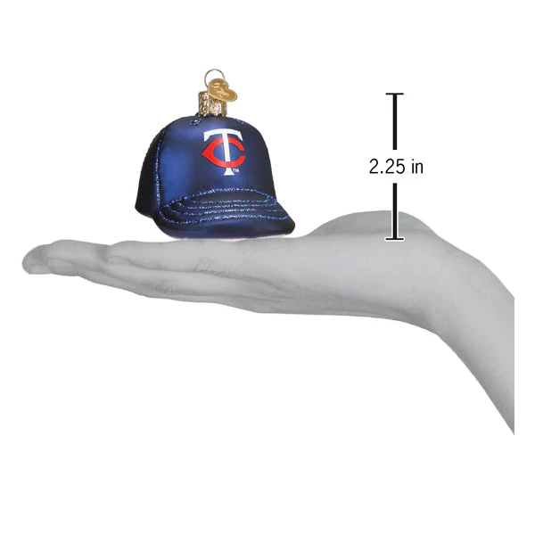 Twins Baseball Cap Ornament - Image 4