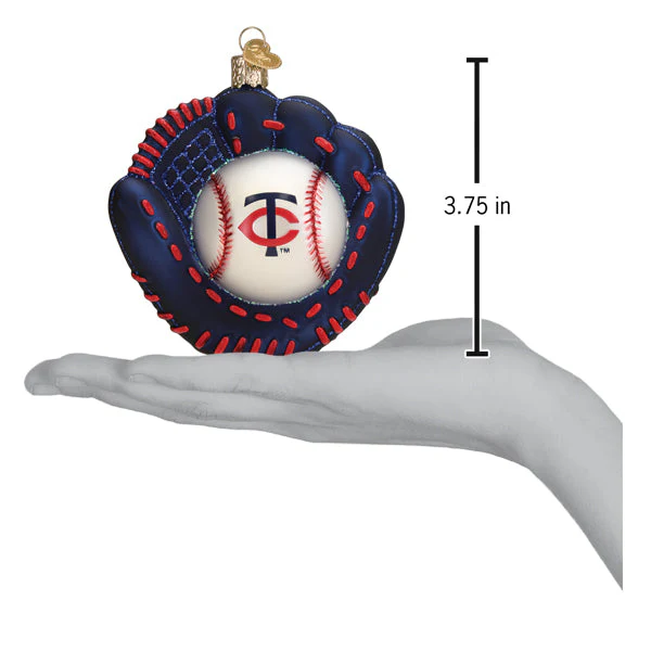 Twins Baseball Mitt Ornament - Image 5