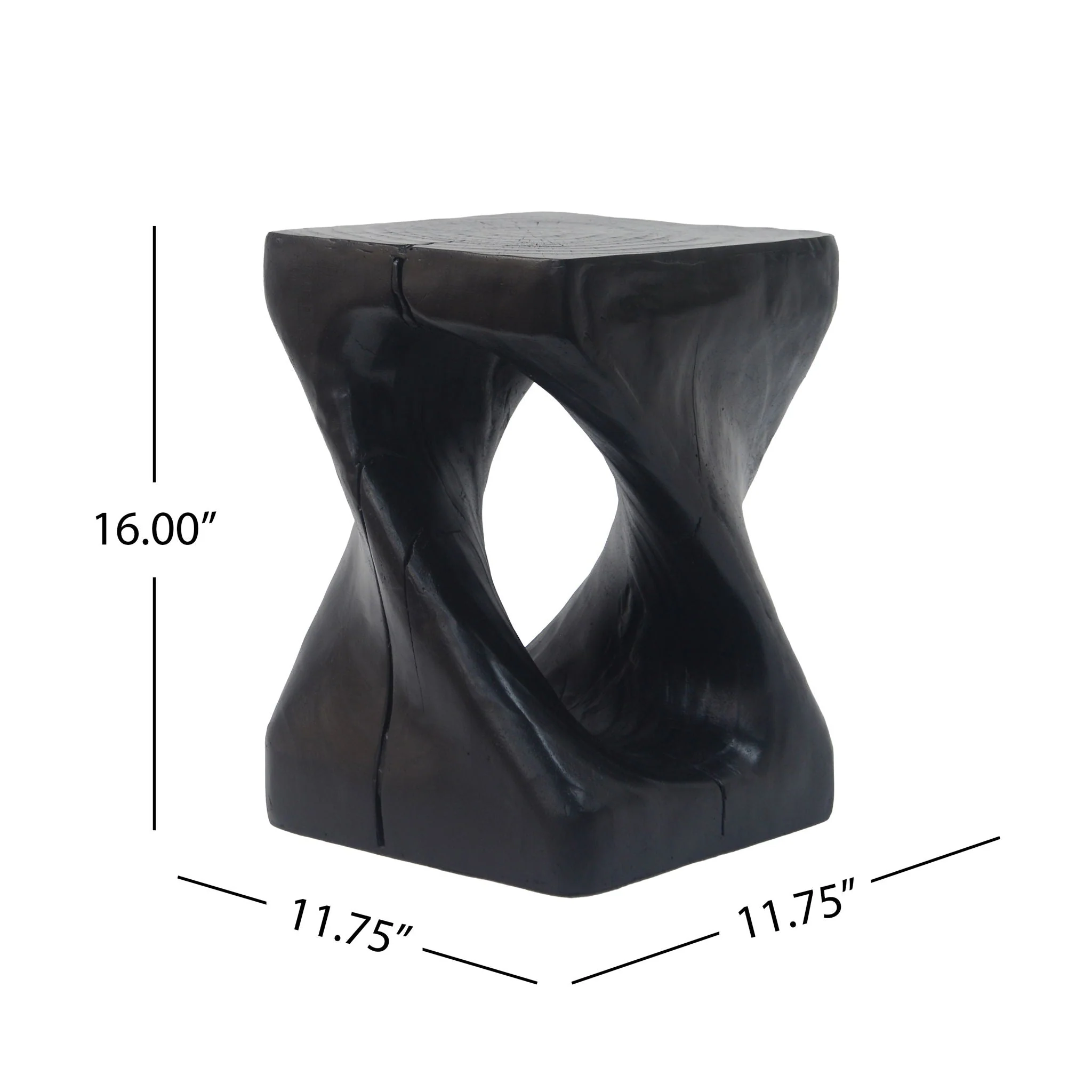 Twist Shape Side Table - Image 3